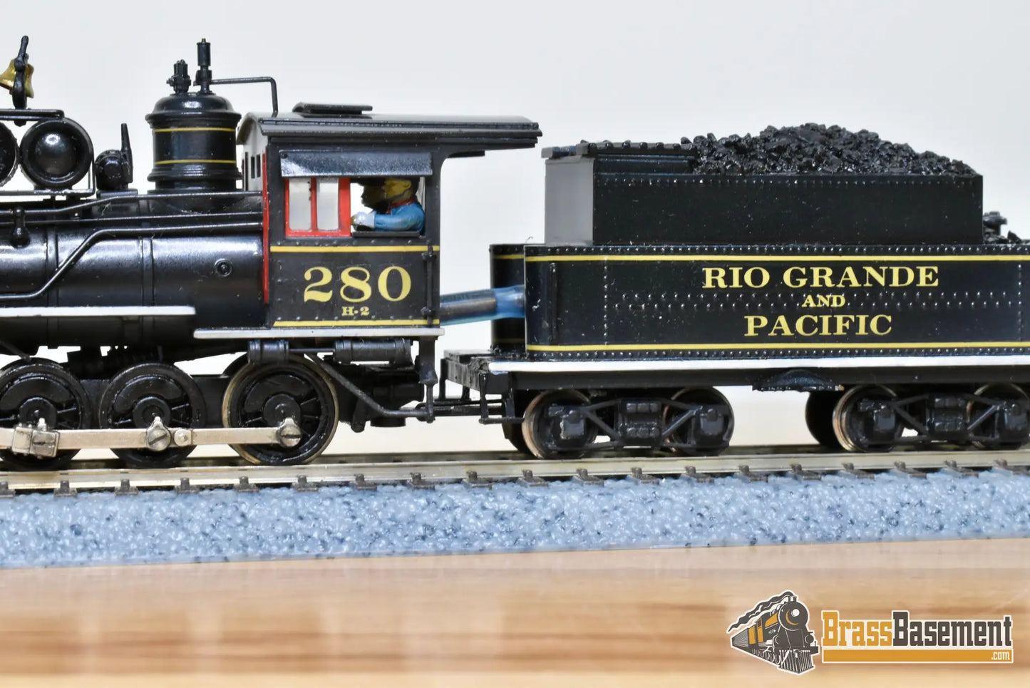 HOn3 Brass - PFM United C&S Colorado & Southern 2-8-0 Private Road Rio Grande & Pacific - Pro Paint - Steam