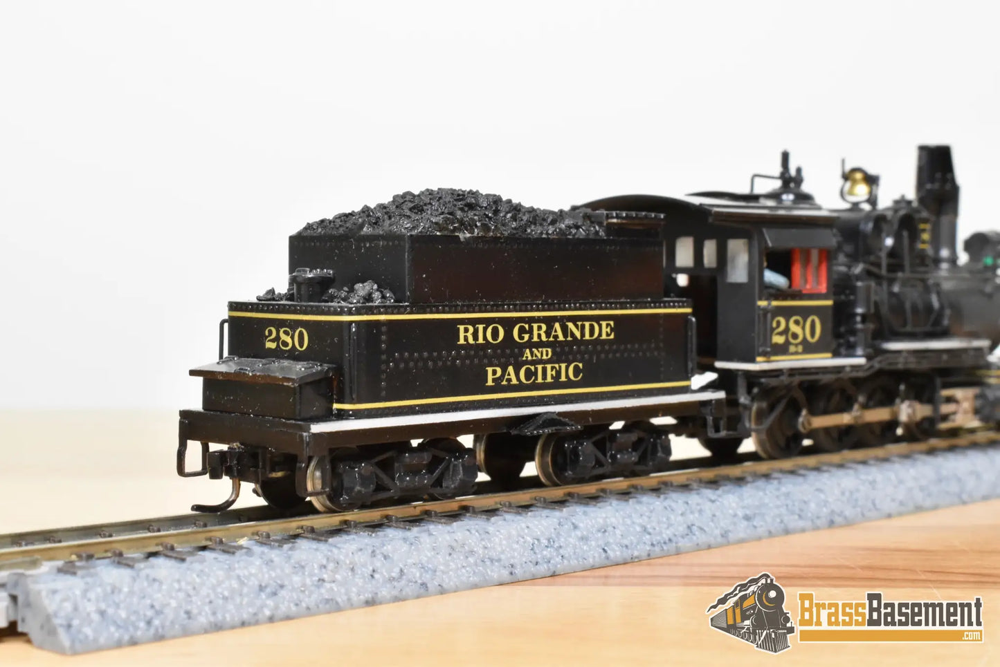 HOn3 Brass - PFM United C&S Colorado & Southern 2-8-0 Private Road Rio Grande & Pacific - Pro Paint - Steam