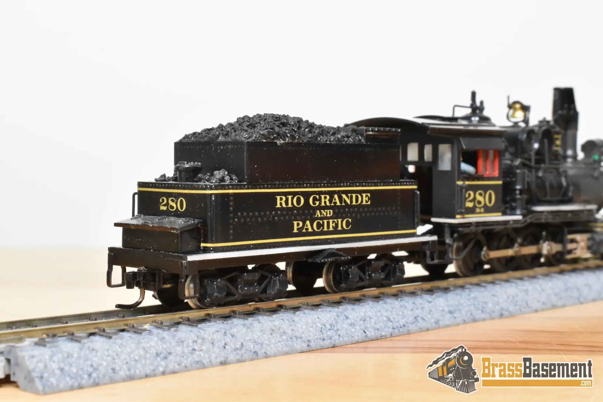 HOn3 Brass - PFM United C&S Colorado & Southern 2-8-0 Private Road Rio Grande & Pacific - Pro Paint - Steam