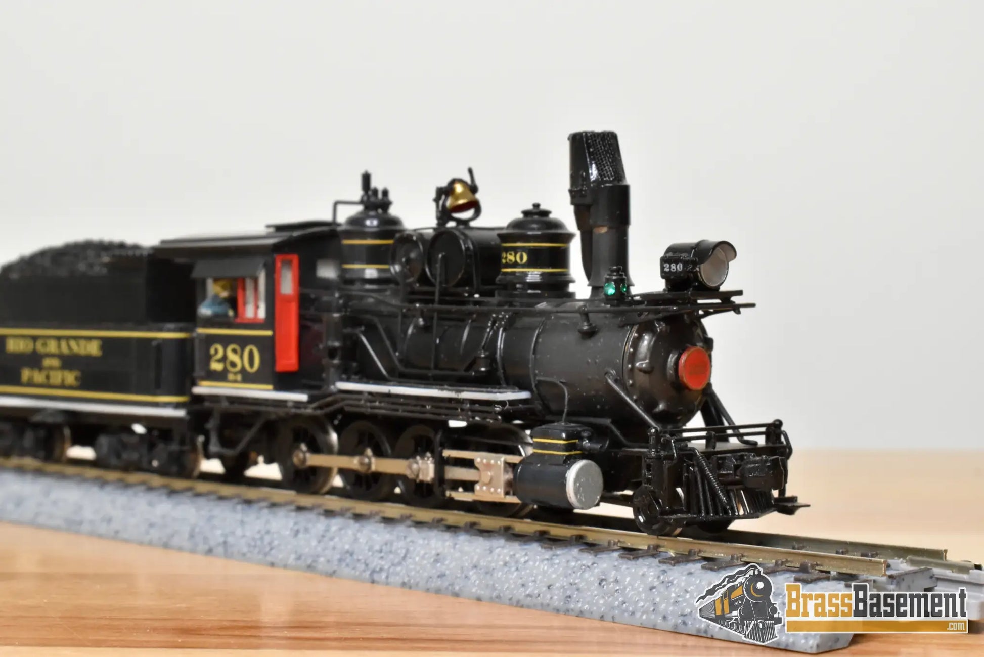 HOn3 Brass - PFM United C&S Colorado & Southern 2-8-0 Private Road Rio Grande & Pacific - Pro Paint - Steam