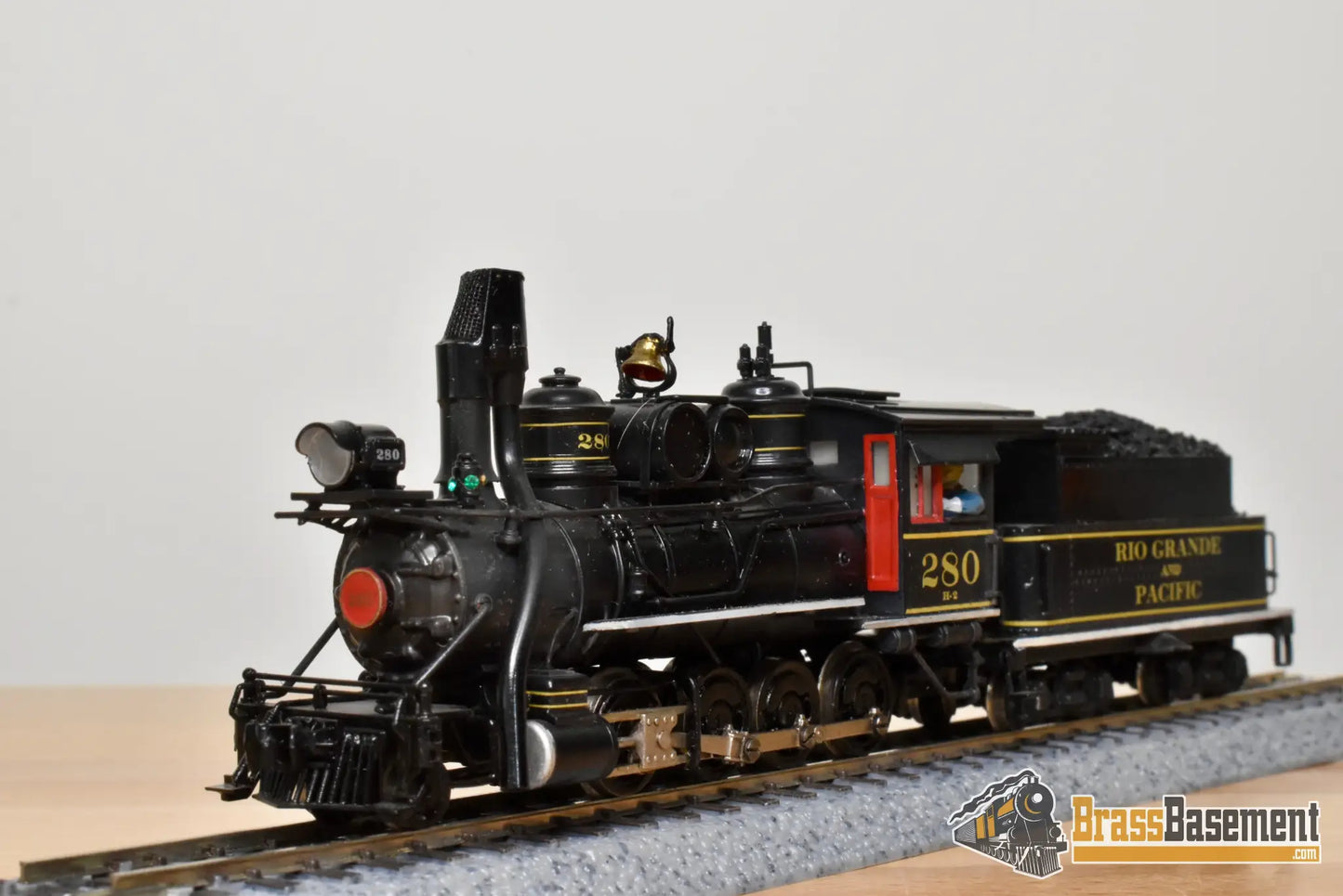HOn3 Brass - PFM United C&S Colorado & Southern 2-8-0 Private Road Rio Grande & Pacific - Pro Paint - Steam