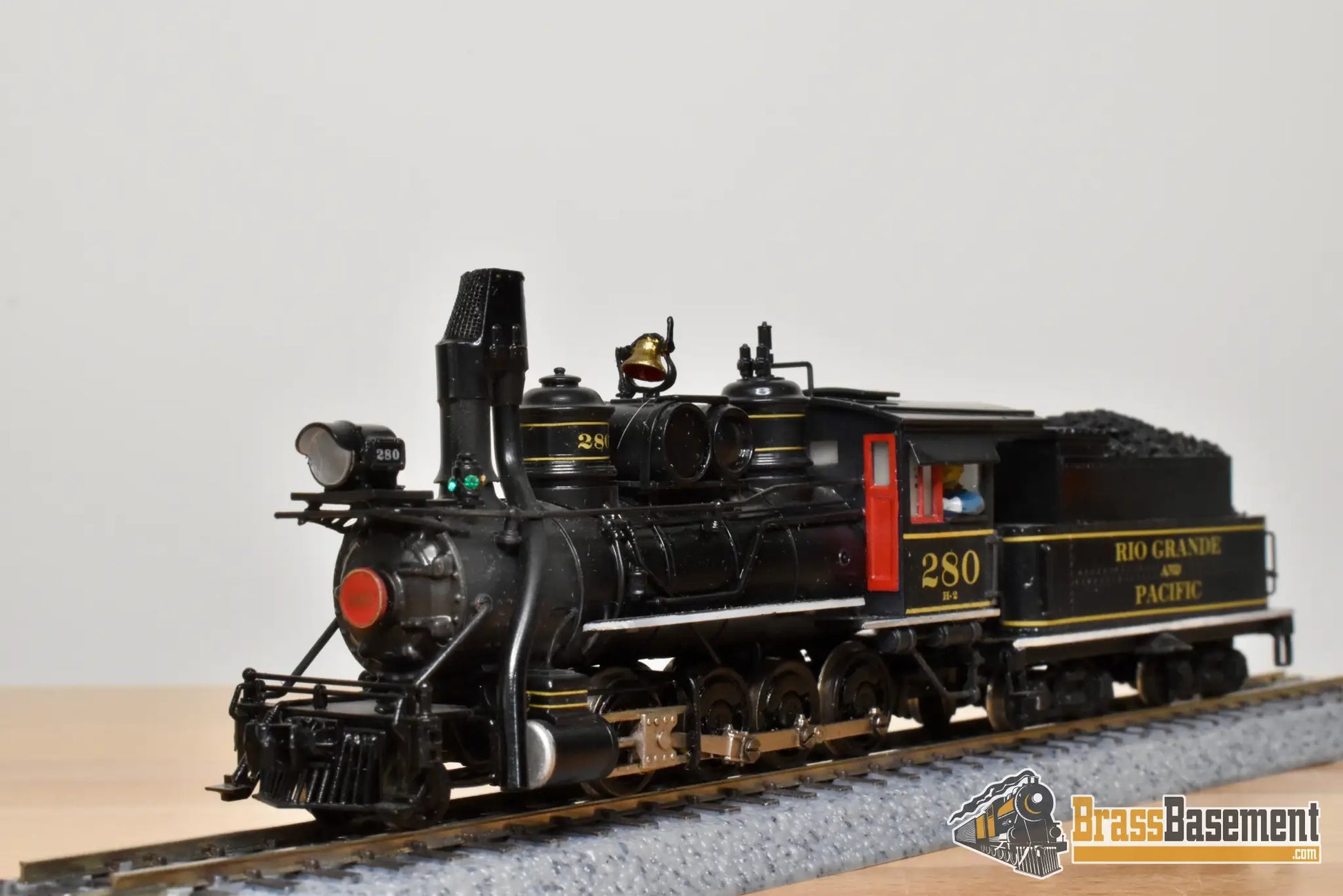 HOn3 Brass - PFM United C&S Colorado & Southern 2-8-0 Private Road Rio Grande & Pacific - Pro Paint - Steam
