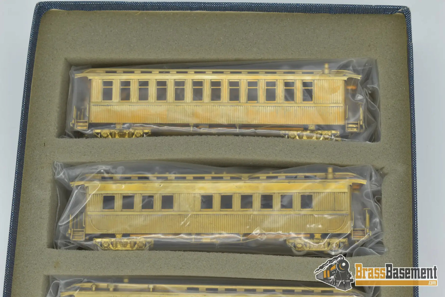 Hon3 Brass - Pfm United Drgw Rio Grande Narrow Gauge Passenger Car Set Unpainted Mint