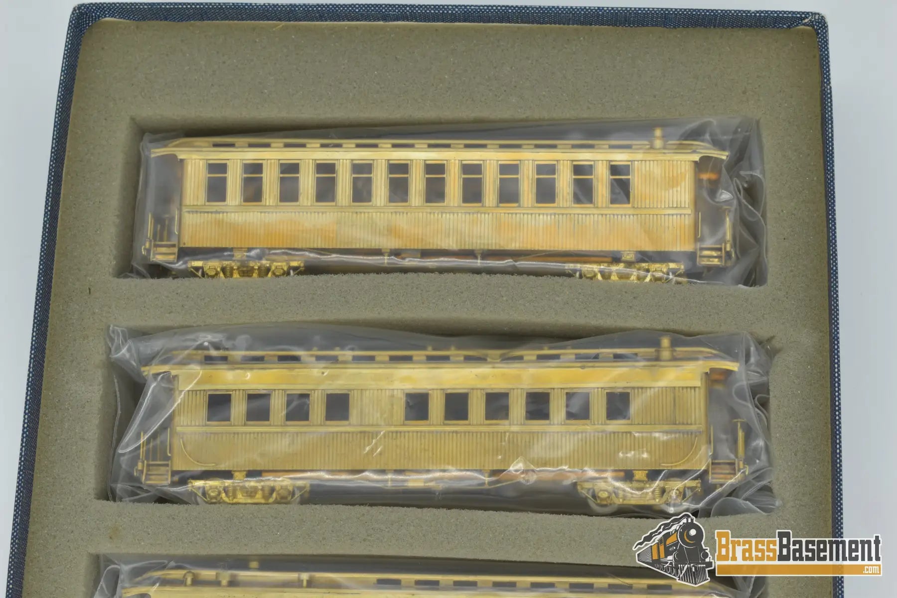 Hon3 Brass - Pfm United Drgw Rio Grande Narrow Gauge Passenger Car Set Unpainted Mint