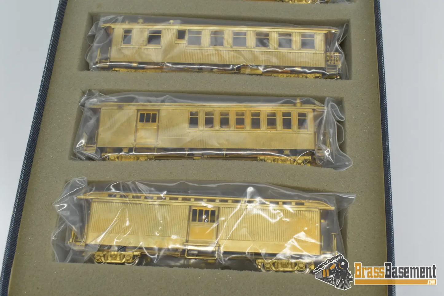 Hon3 Brass - Pfm United Drgw Rio Grande Narrow Gauge Passenger Car Set Unpainted Mint