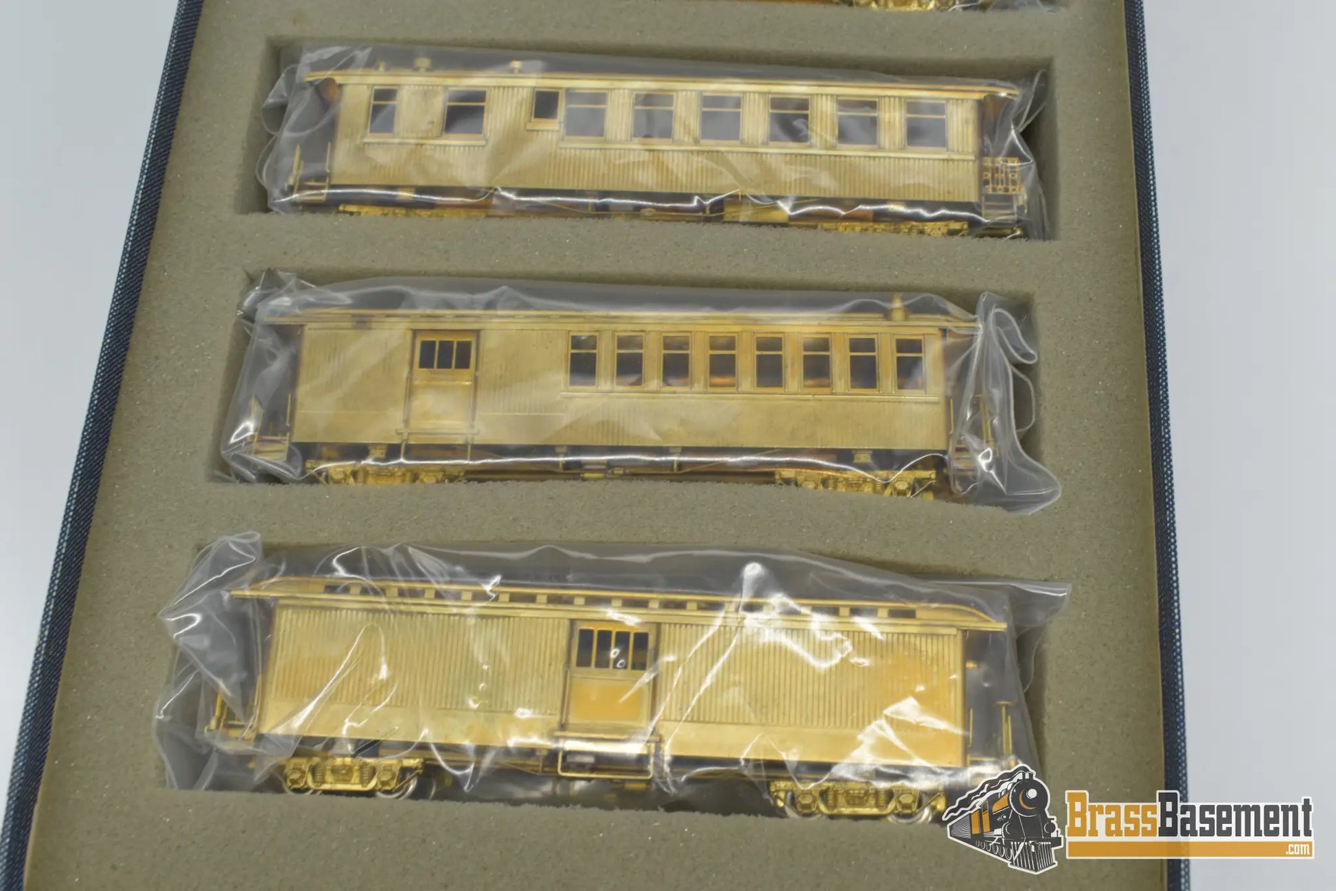 Hon3 Brass - Pfm United Drgw Rio Grande Narrow Gauge Passenger Car Set Unpainted Mint