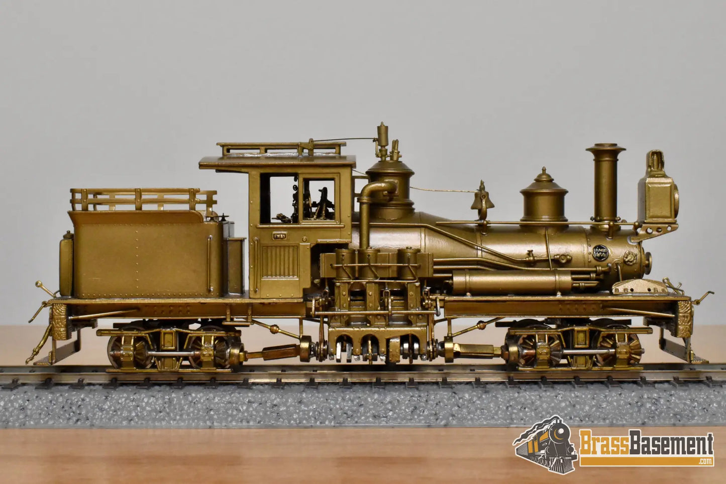 HOn3 Brass - PFM United Harrington Lumber Co. Two Truck Shay - MINT 1978 Run - Steam