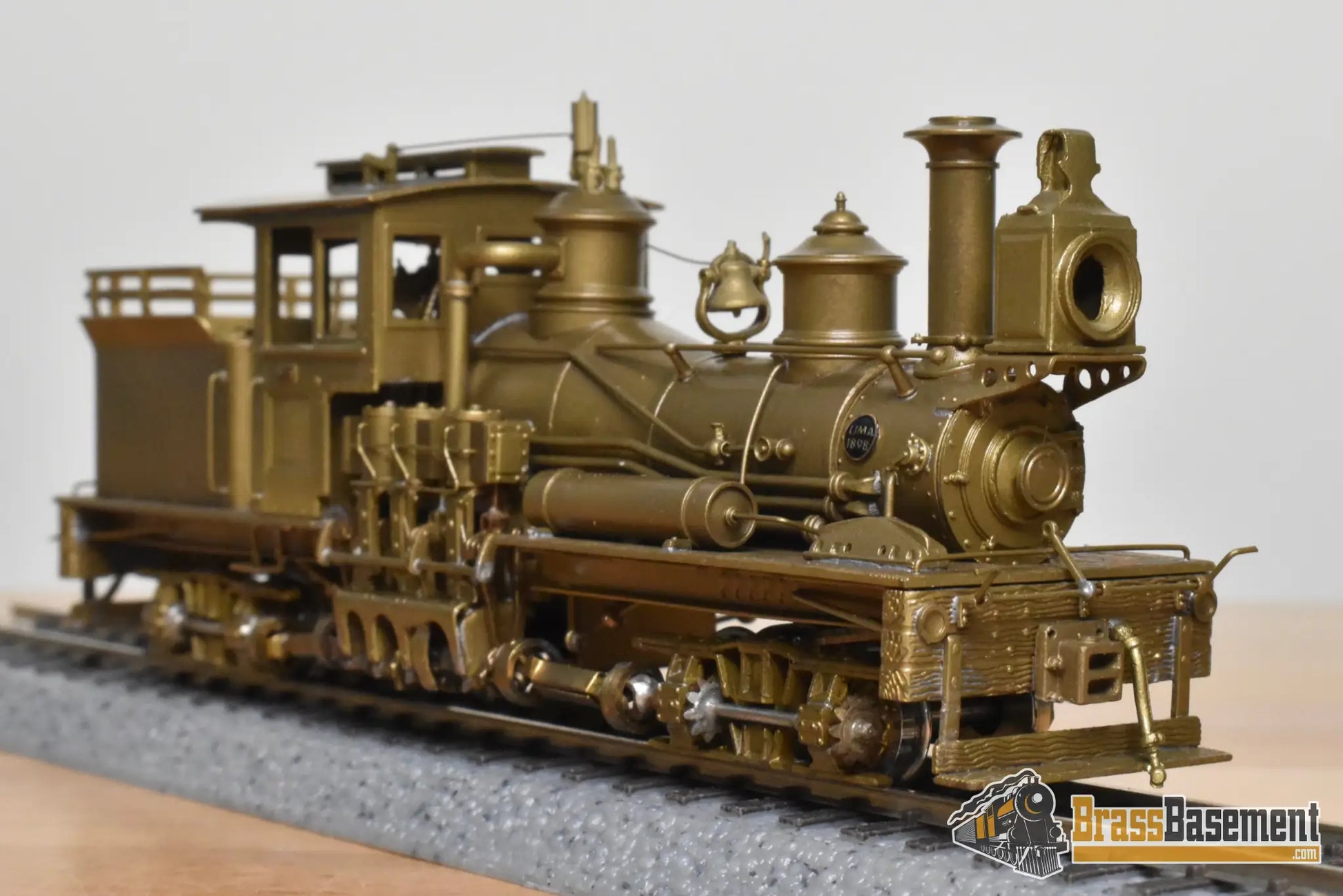 HOn3 Brass - PFM United Harrington Lumber Co. Two Truck Shay - MINT 1978 Run - Steam