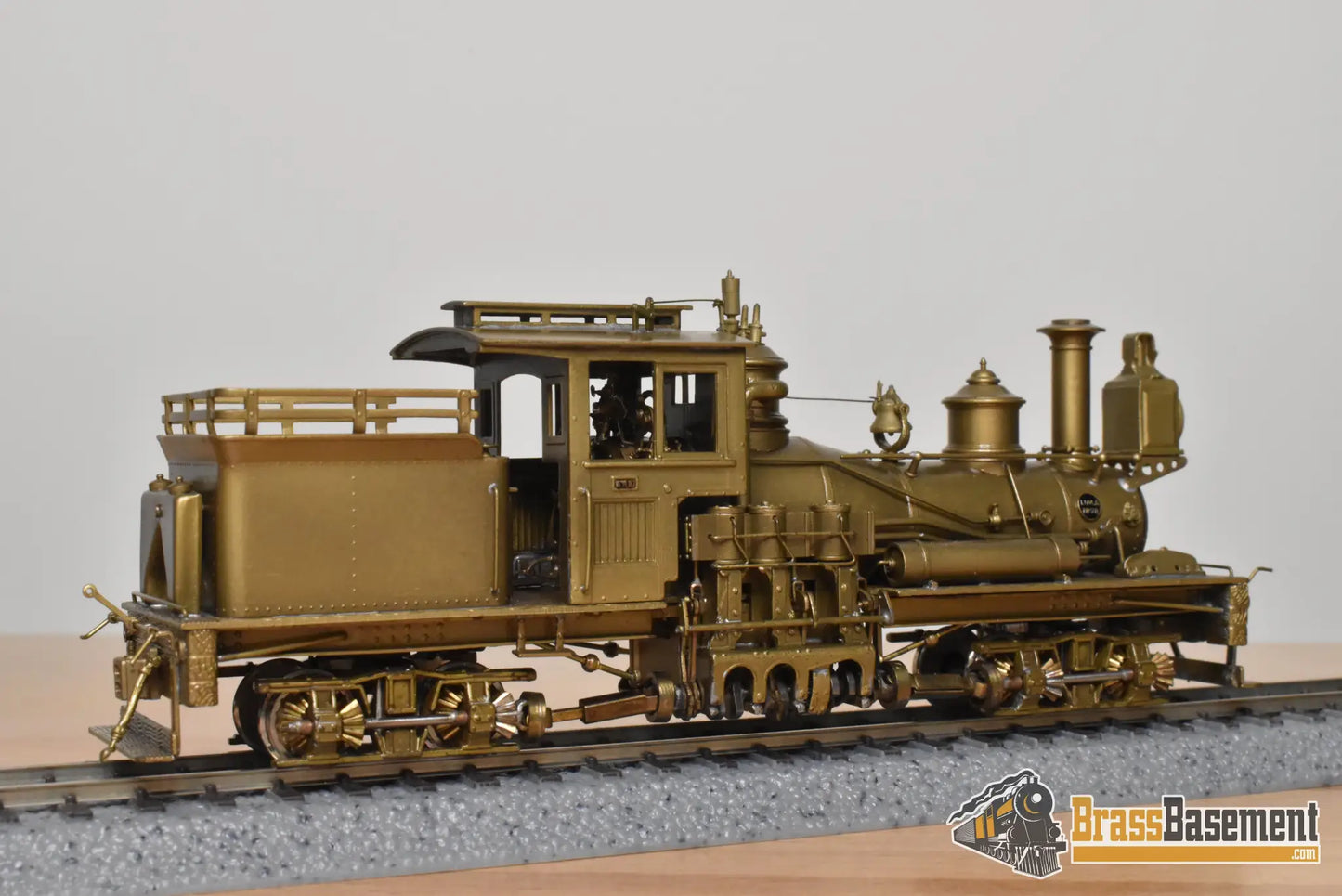 HOn3 Brass - PFM United Harrington Lumber Co. Two Truck Shay - MINT 1978 Run - Steam