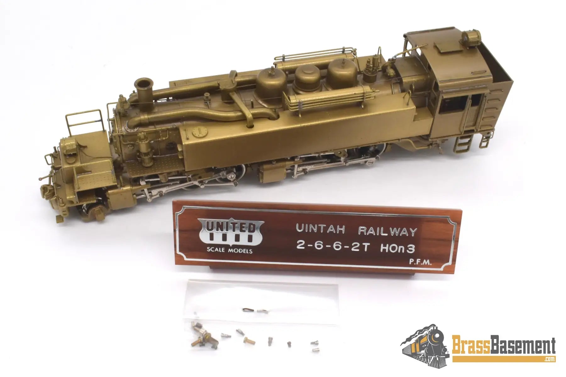 Hon3 Brass - Pfm United Uintah Railroad 2 - 6 - 6 - 2T W/ Full Backhead Mint Steam
