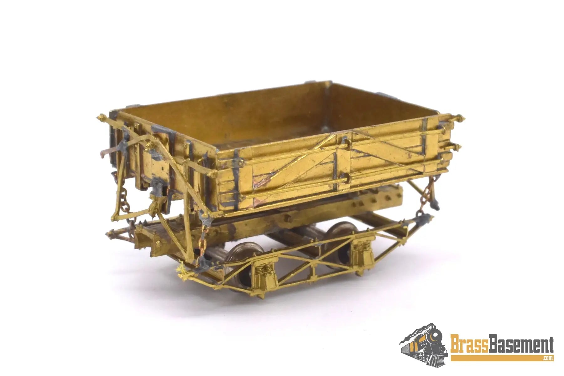 Hon3 Brass - Psc 15052 Westside Lumber Co Wslco Side - Dump Ballast Car Set Of 3 Unpainted Steam