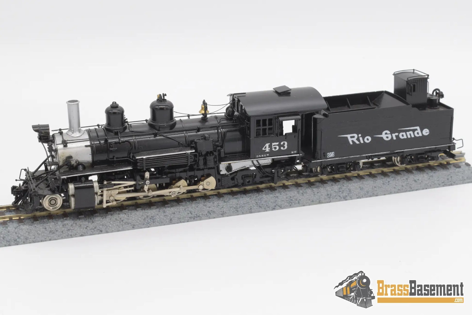 Hon3 Brass - Psc 15099 - 1 Rio Grande D&Rgw K27 2 - 8 - 2 #453 Steam