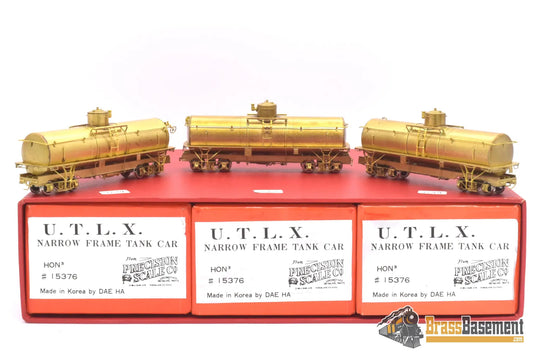 Hon3 Brass - Psc 15376 Utlx/Drgw Tank Car Lot Of 3 Rare