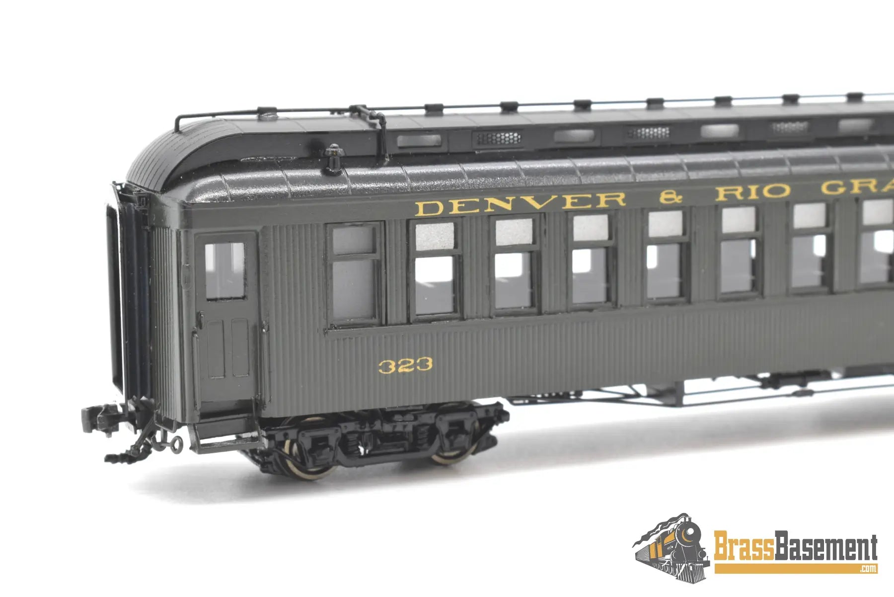 Hon3 Brass - Psc 17618 - 1 Drgw Rio Grande Coach #323 Full Interior 2005 Run Passenger
