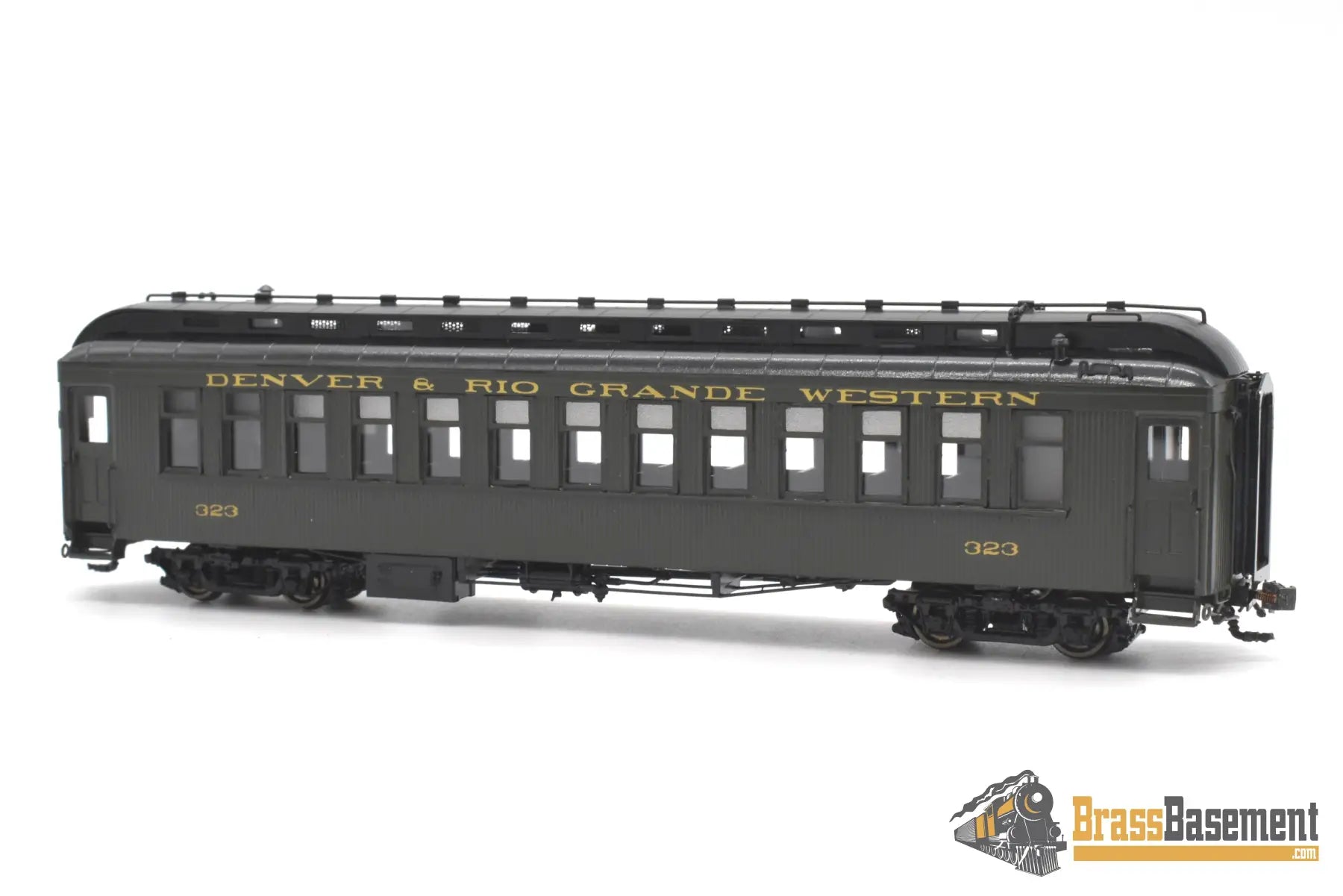 Hon3 Brass - Psc 17618 - 1 Drgw Rio Grande Coach #323 Full Interior 2005 Run Passenger