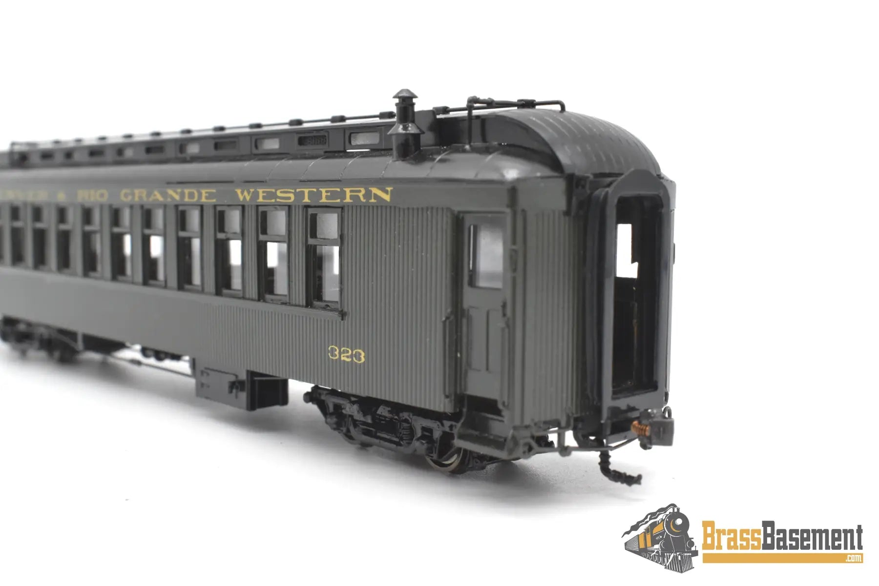 Hon3 Brass - Psc 17618 - 1 Drgw Rio Grande Coach #323 Full Interior 2005 Run Passenger