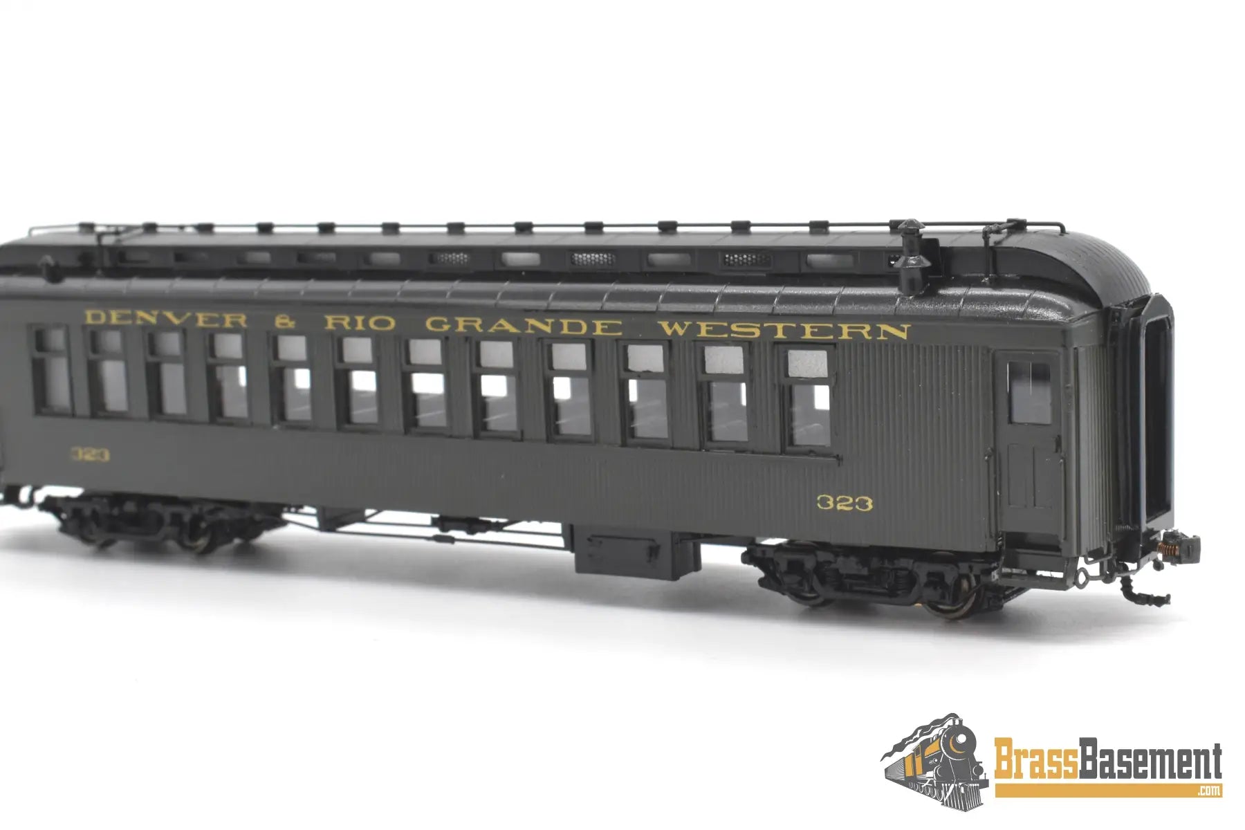 Hon3 Brass - Psc 17618 - 1 Drgw Rio Grande Coach #323 Full Interior 2005 Run Passenger