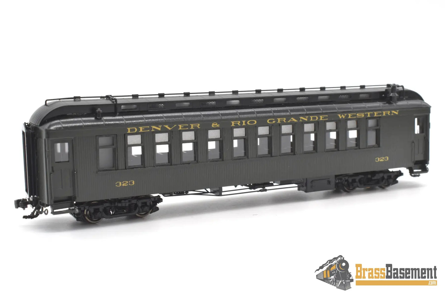 Hon3 Brass - Psc 17618 - 1 Drgw Rio Grande Coach #323 Full Interior 2005 Run Passenger