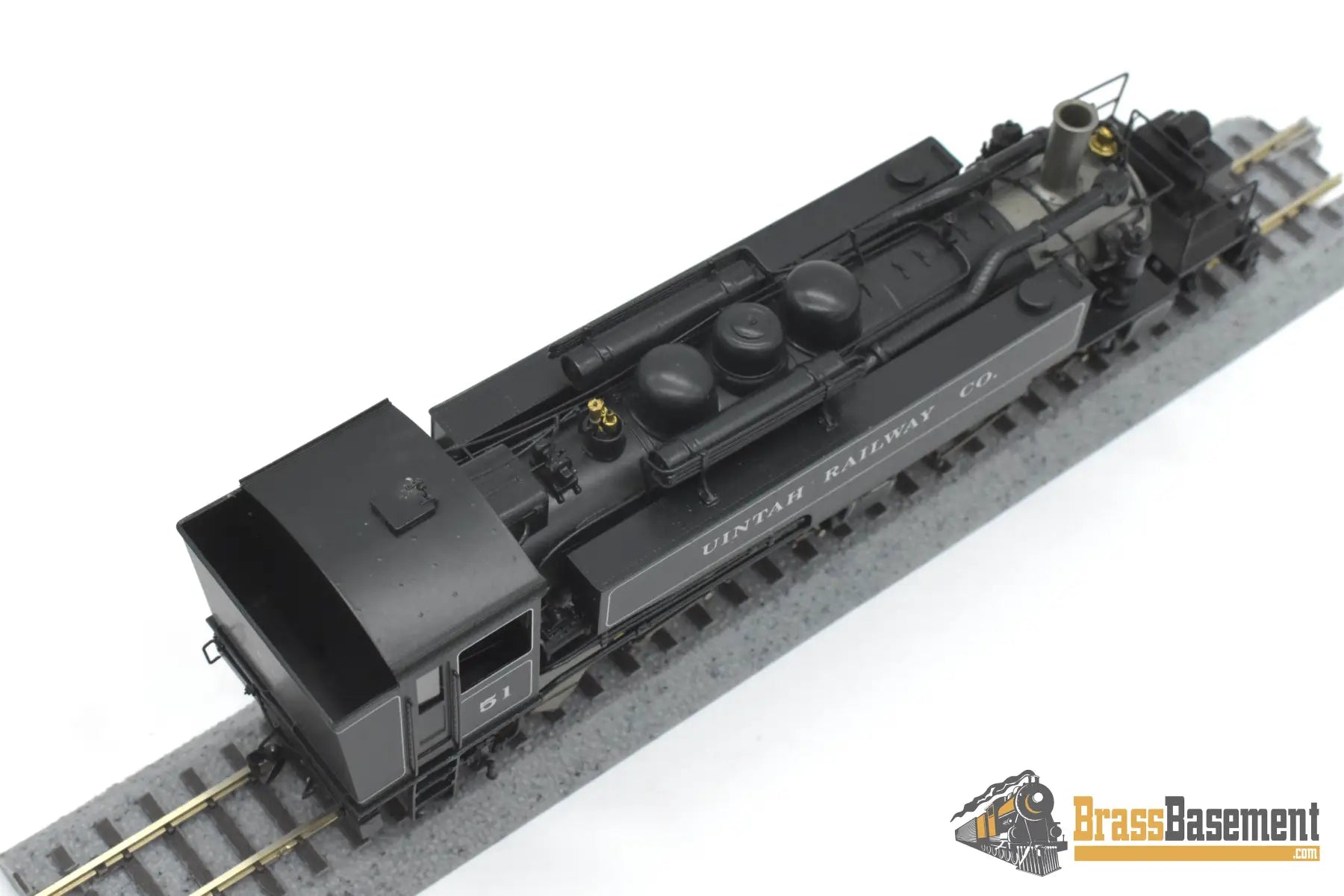 HOn3 Brass - PSC 17746-1 United Uintah Railroad 2-6-6-2T #51 F/P - Mint L/N Steam