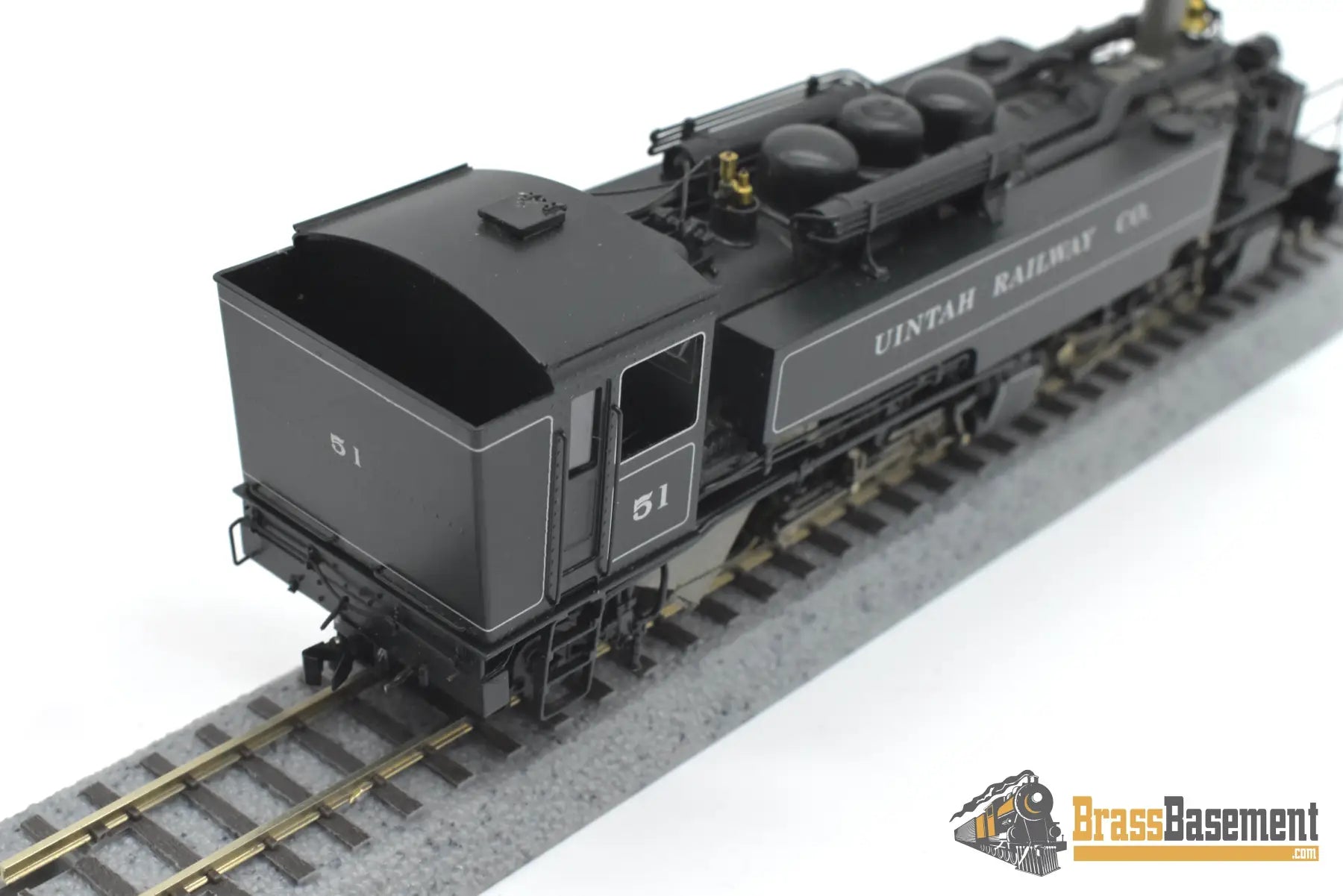 HOn3 Brass - PSC 17746-1 United Uintah Railroad 2-6-6-2T #51 F/P - Mint L/N Steam