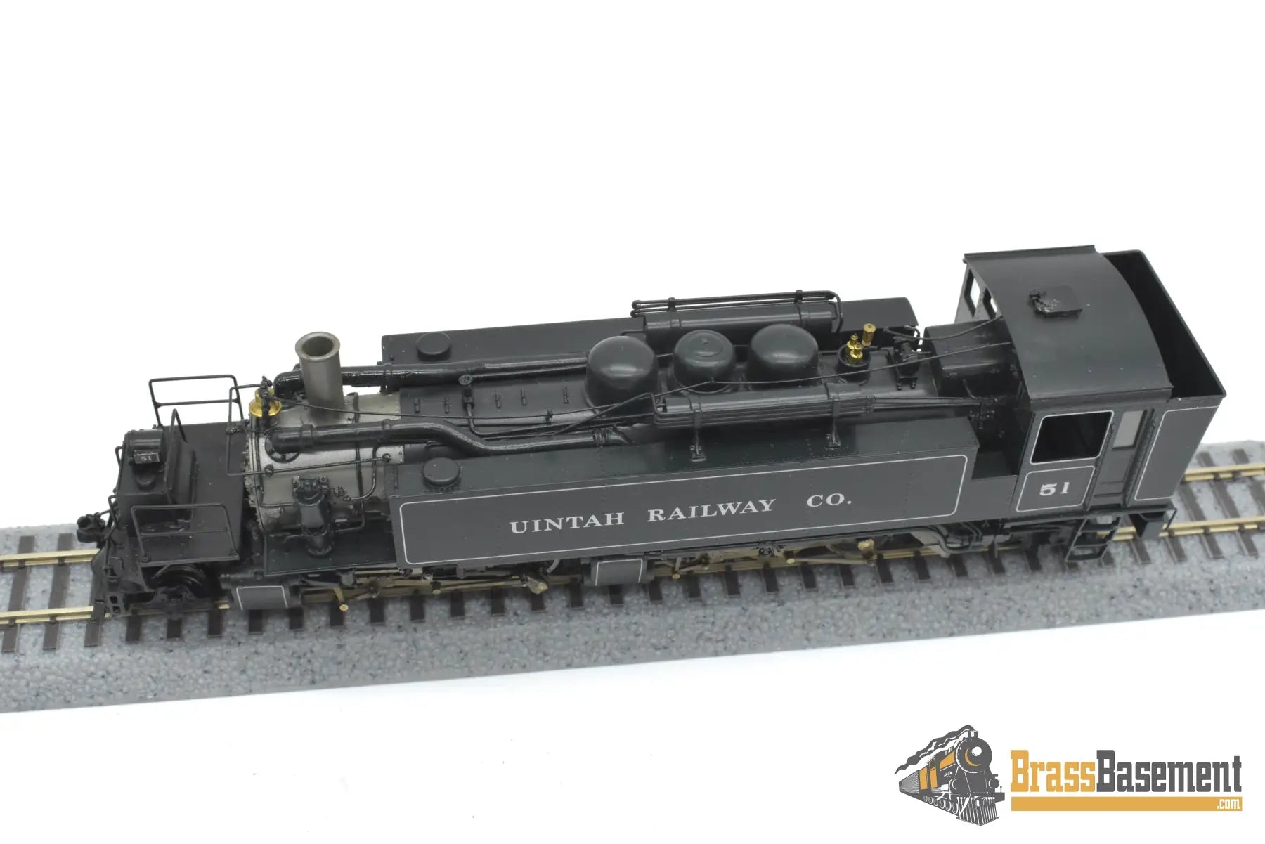 HOn3 Brass - PSC 17746-1 United Uintah Railroad 2-6-6-2T #51 F/P - Mint L/N Steam