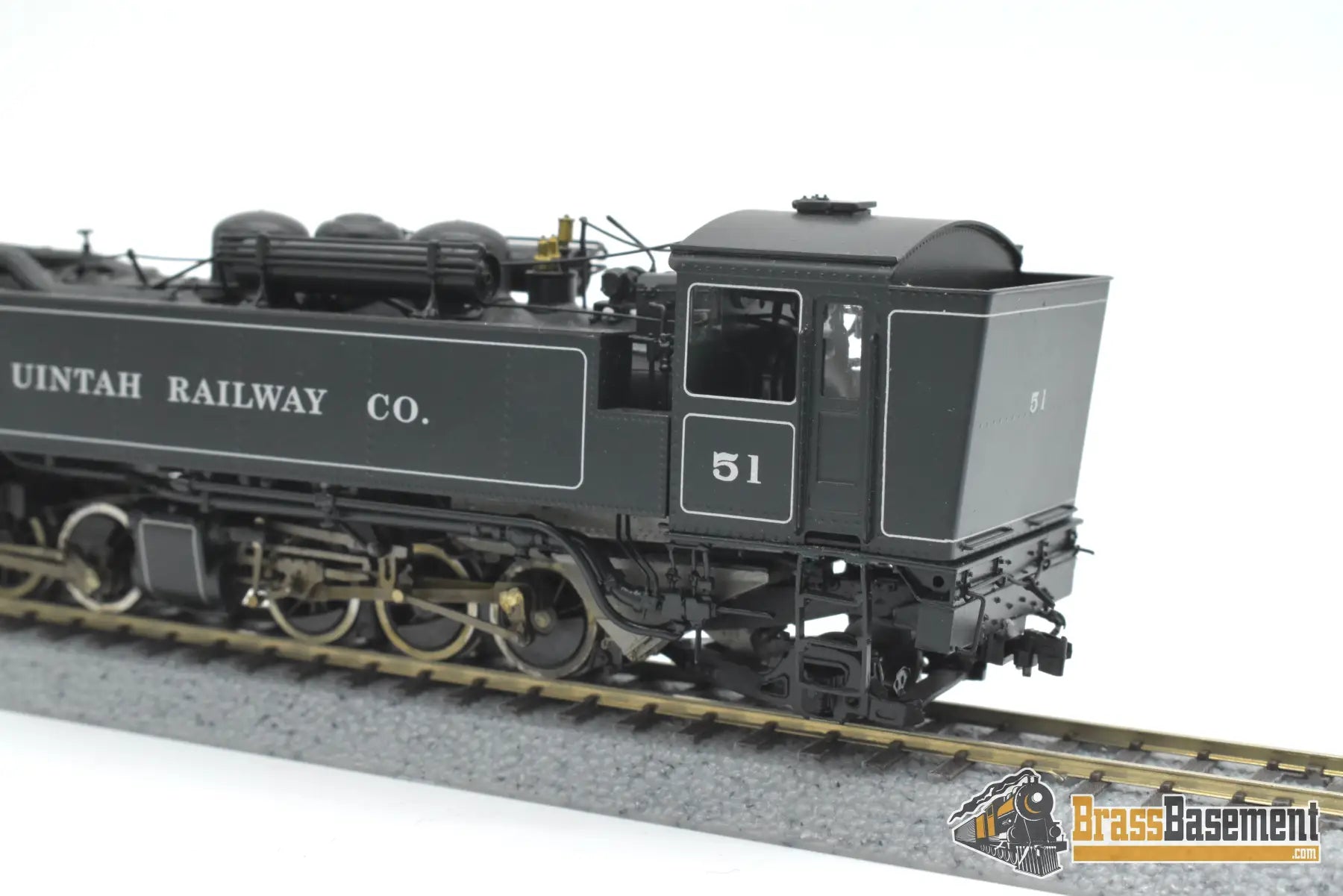HOn3 Brass - PSC 17746-1 United Uintah Railroad 2-6-6-2T #51 F/P - Mint L/N Steam