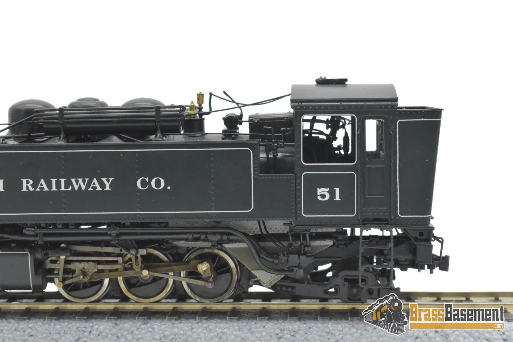 HOn3 Brass - PSC 17746-1 United Uintah Railroad 2-6-6-2T #51 F/P - Mint L/N Steam