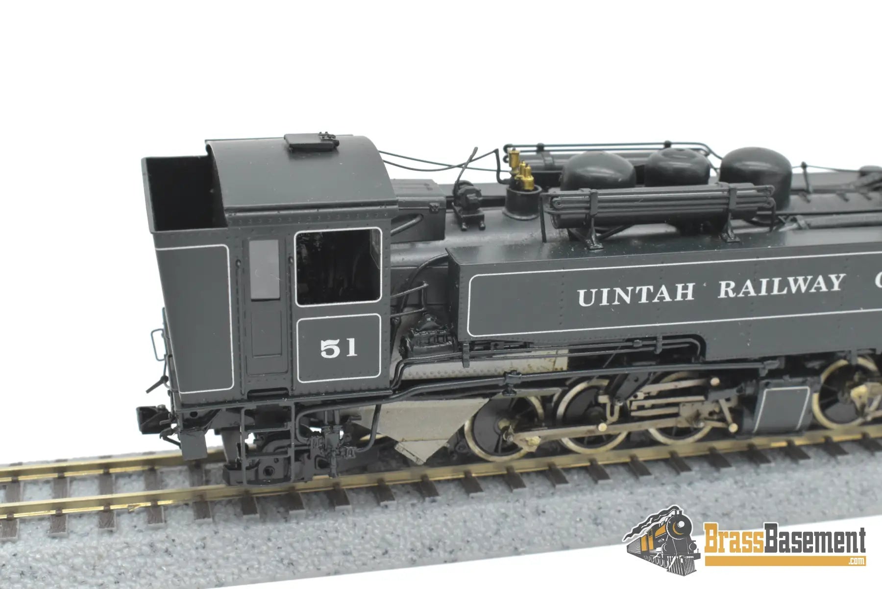 HOn3 Brass - PSC 17746-1 United Uintah Railroad 2-6-6-2T #51 F/P - Mint L/N Steam