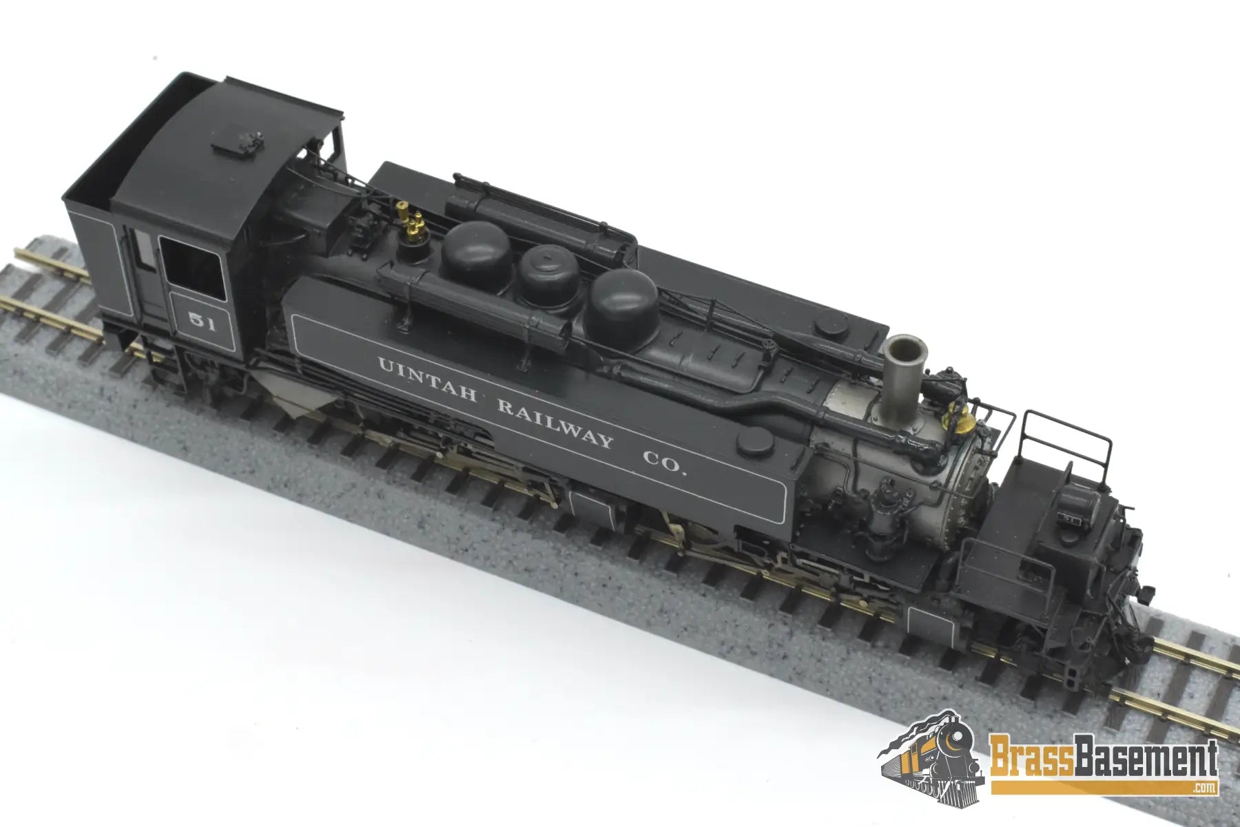 HOn3 Brass - PSC 17746-1 United Uintah Railroad 2-6-6-2T #51 F/P - Mint L/N Steam