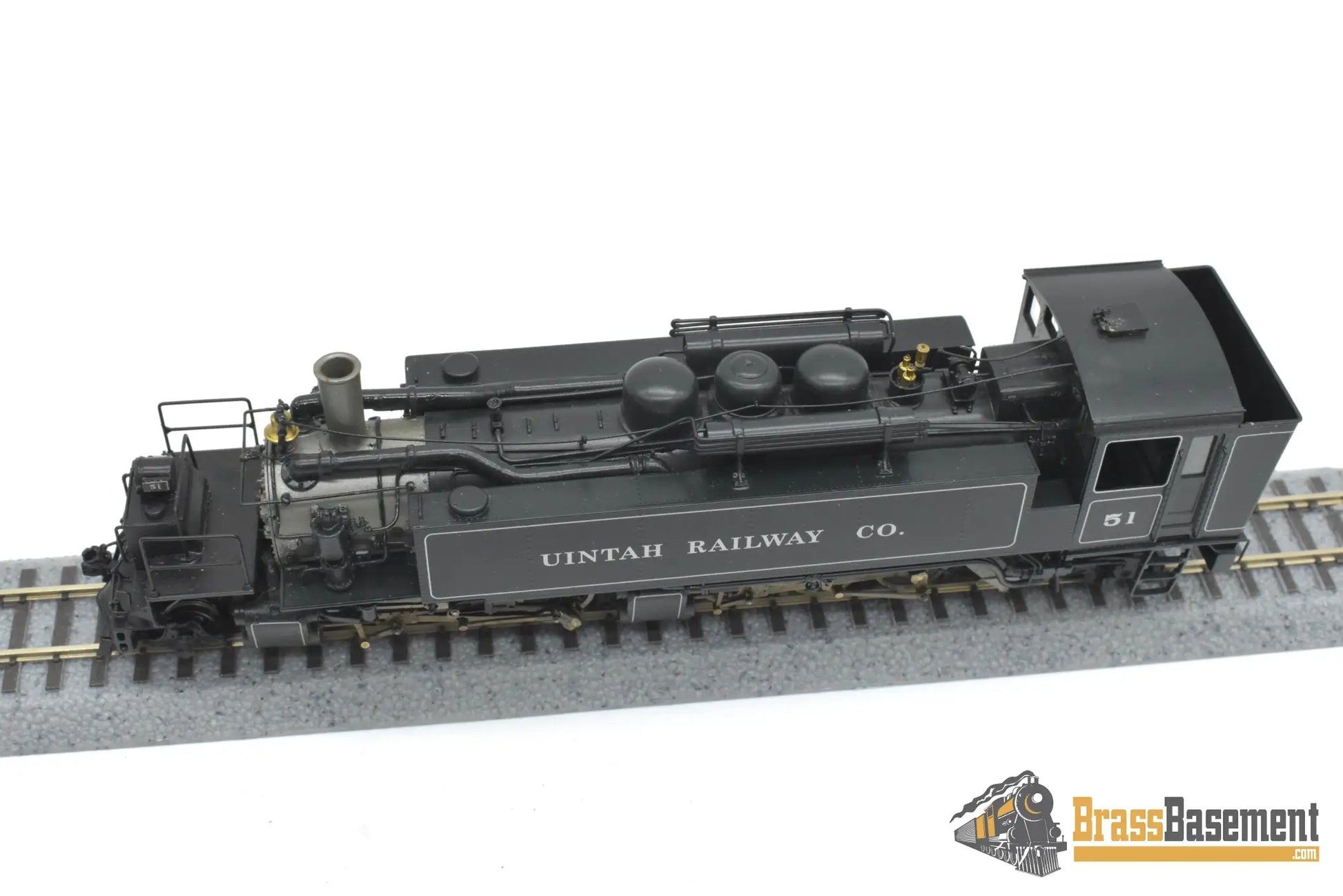 HOn3 Brass - PSC 17746-1 United Uintah Railroad 2-6-6-2T #51 F/P - Mint L/N Steam