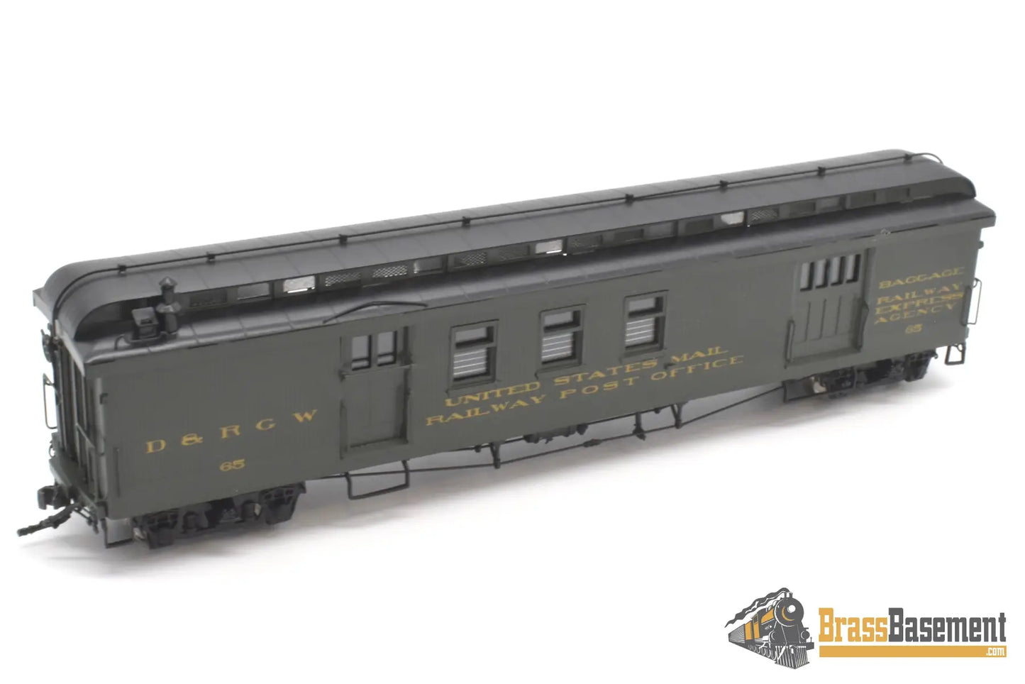 Hon3 Brass - Psc 17858 - 1 Drgw Rio Grande Long R.p.o #65 Green 2005 Run Passenger