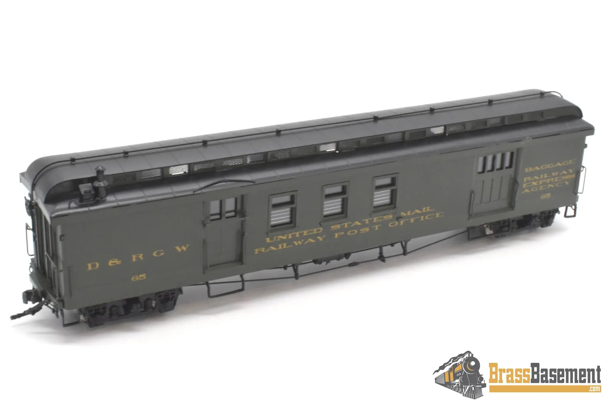 Hon3 Brass - Psc 17858 - 1 Drgw Rio Grande Long R.p.o #65 Green 2005 Run Passenger