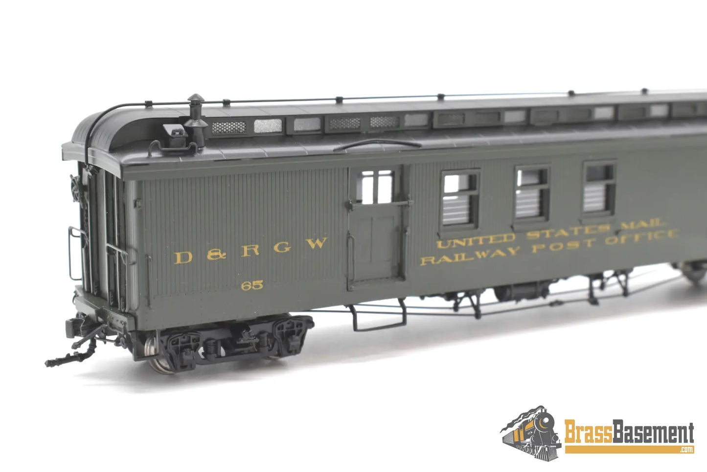 Hon3 Brass - Psc 17858 - 1 Drgw Rio Grande Long R.p.o #65 Green 2005 Run Passenger
