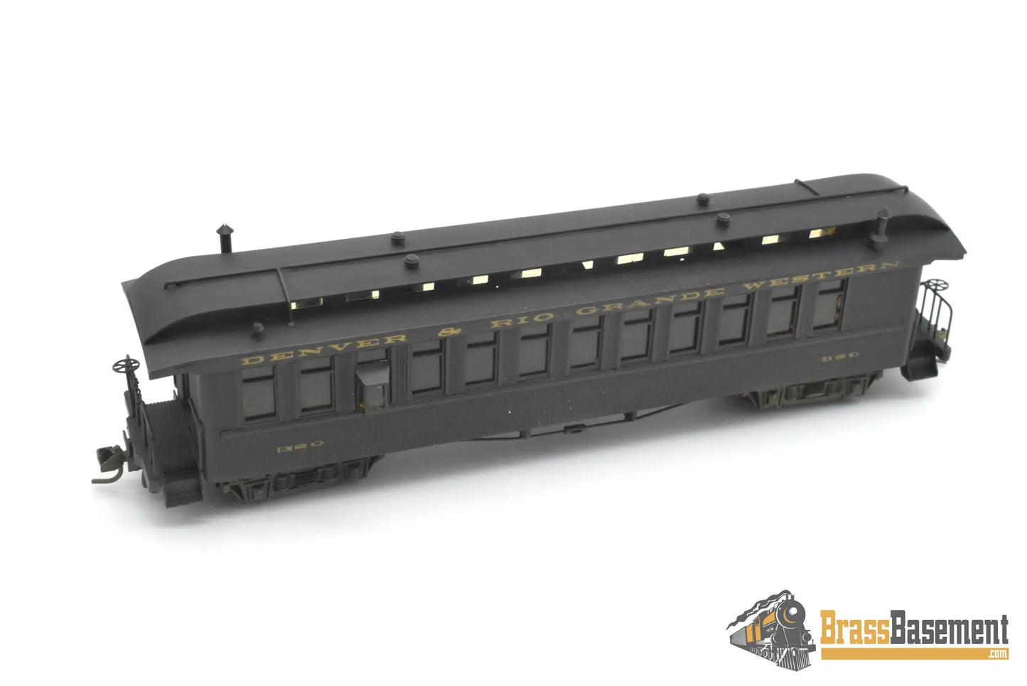 HOn3 Brass - Soho 0909 DRGW Rio Grande #320 Coach w/ Bay Windows - Painted Passenger