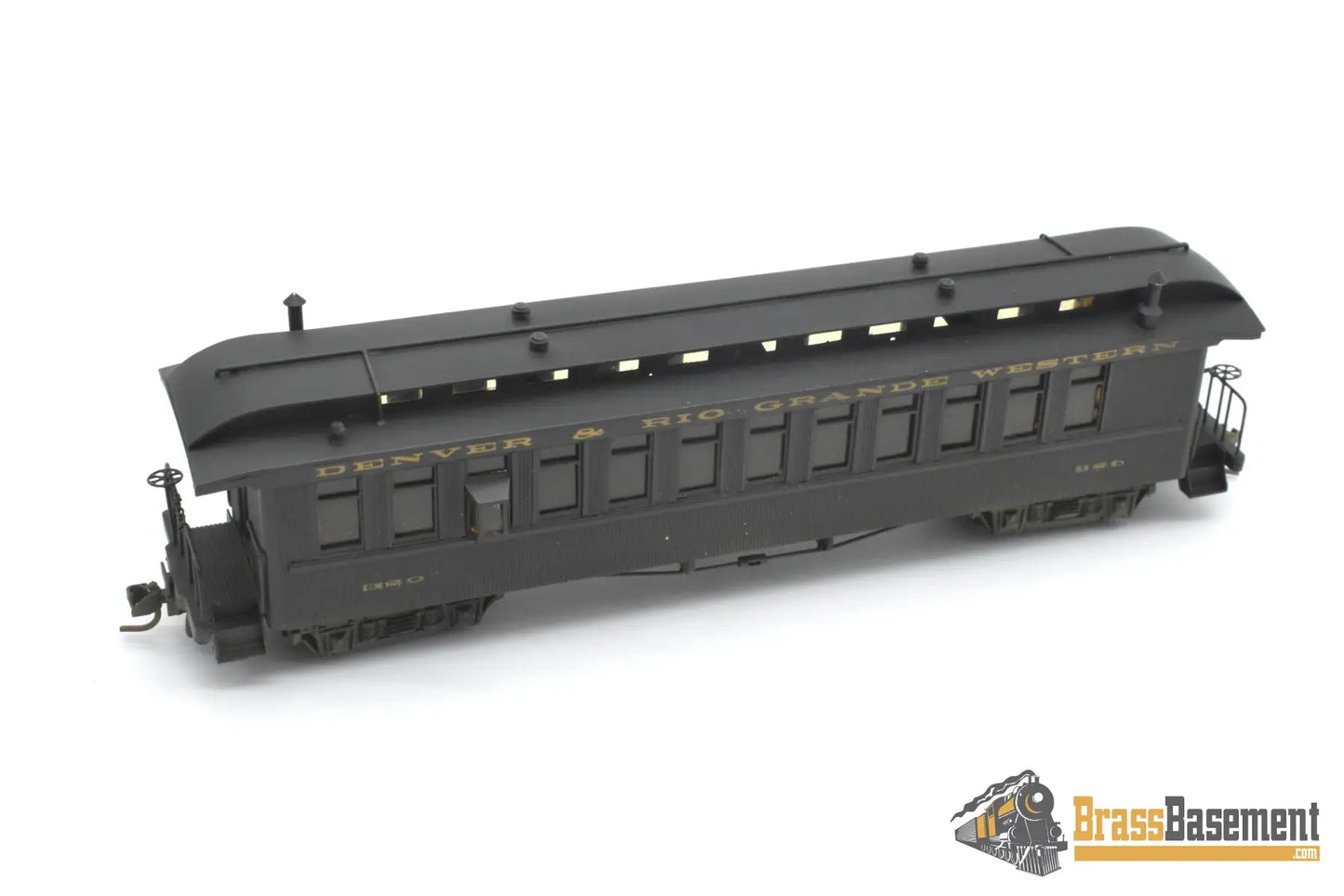 HOn3 Brass - Soho 0909 DRGW Rio Grande #320 Coach w/ Bay Windows - Painted Passenger