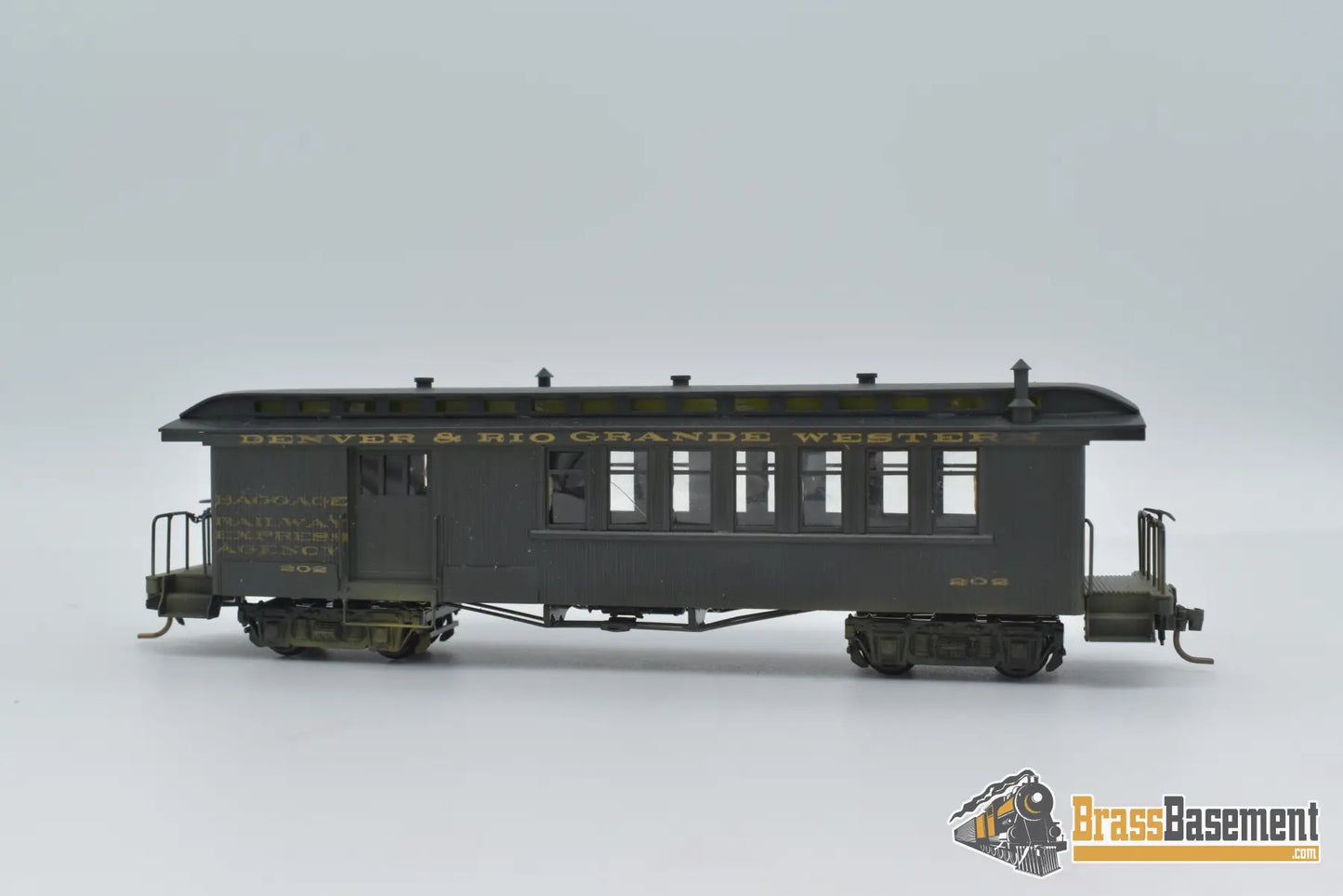 Hon3 Brass - Soho D&Rgw Rio Grande #202 Combine Custom Paint Passenger