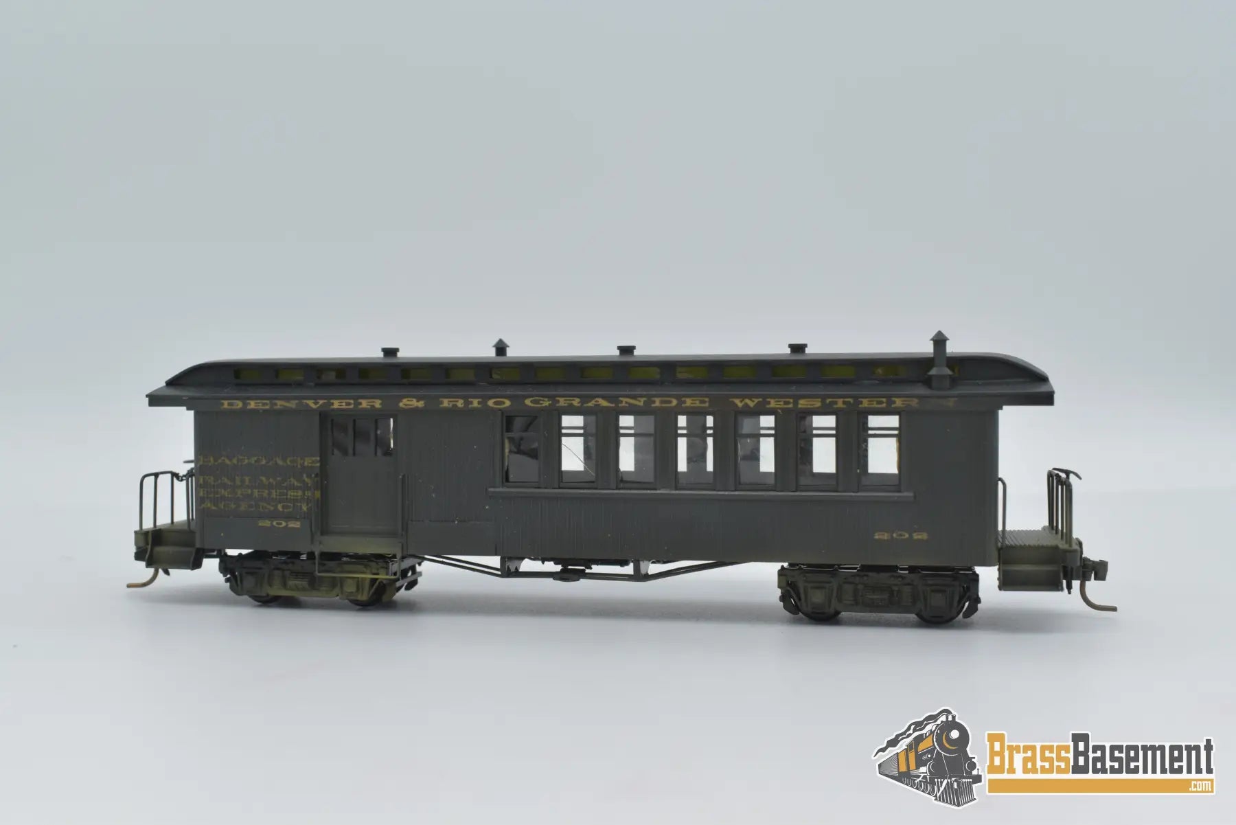 Hon3 Brass - Soho D&Rgw Rio Grande #202 Combine Custom Paint Passenger
