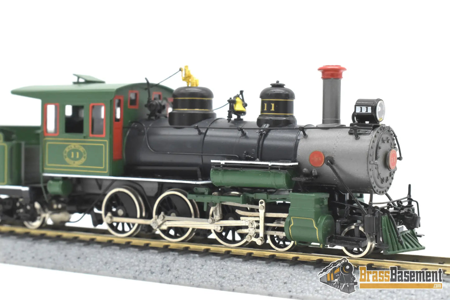 HOn3 Brass - Train & Trooper ET&WNC Tweetsie 4-6-0 #11 - 30’s - F/P East Tennessee & Western North Carolina Steam