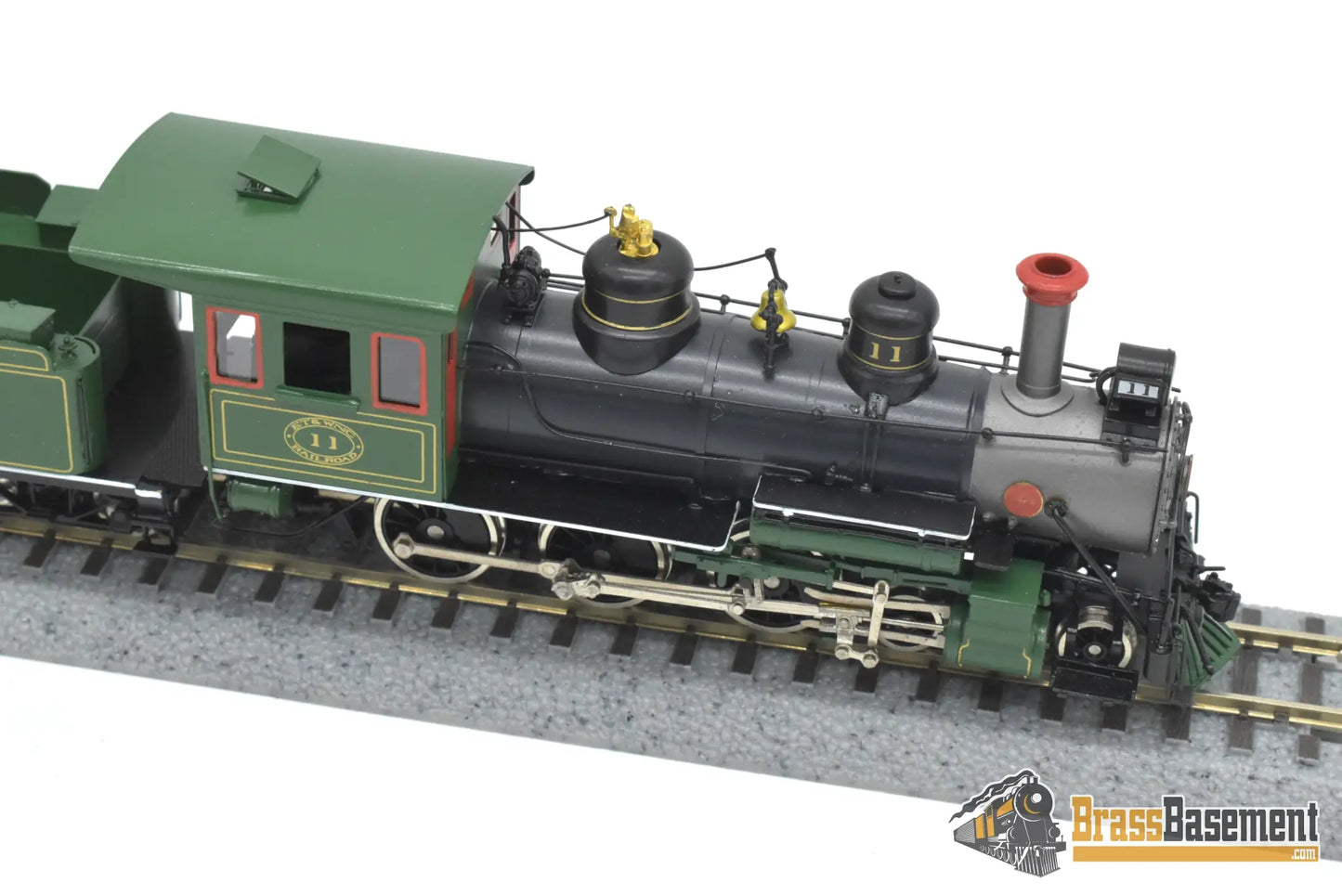HOn3 Brass - Train & Trooper ET&WNC Tweetsie 4-6-0 #11 - 30’s - F/P East Tennessee & Western North Carolina Steam