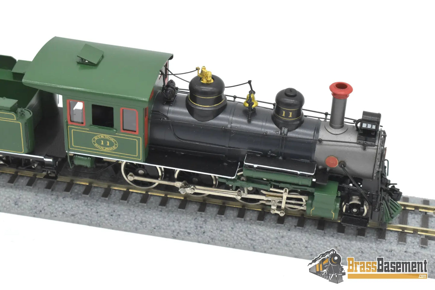 HOn3 Brass - Train & Trooper ET&WNC Tweetsie 4-6-0 #11 - 30’s - F/P East Tennessee & Western North Carolina Steam