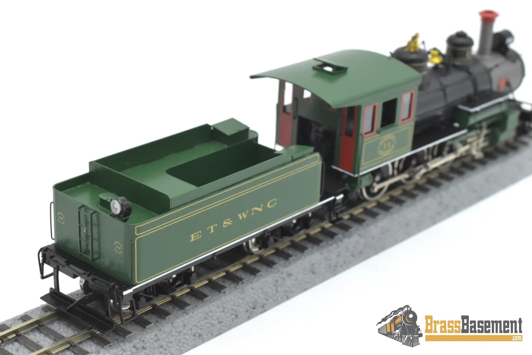 HOn3 Brass - Train & Trooper ET&WNC Tweetsie 4-6-0 #11 - 30’s - F/P East Tennessee & Western North Carolina Steam