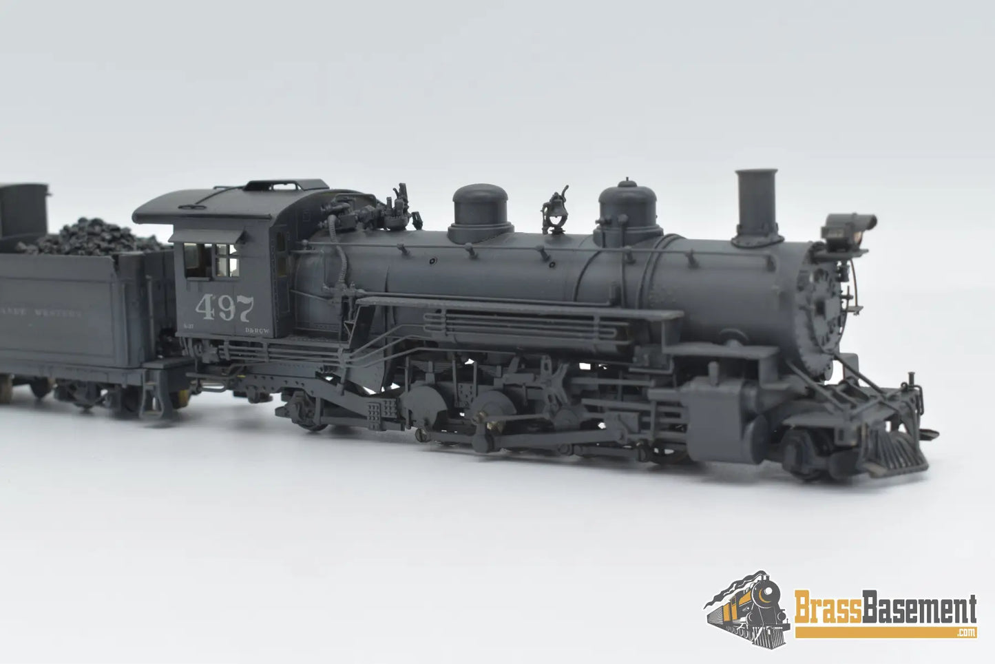 Hon3 Brass - Westside Drgw Rio Grande K - 37 Mikado #497 Nice Custom Paint Steam