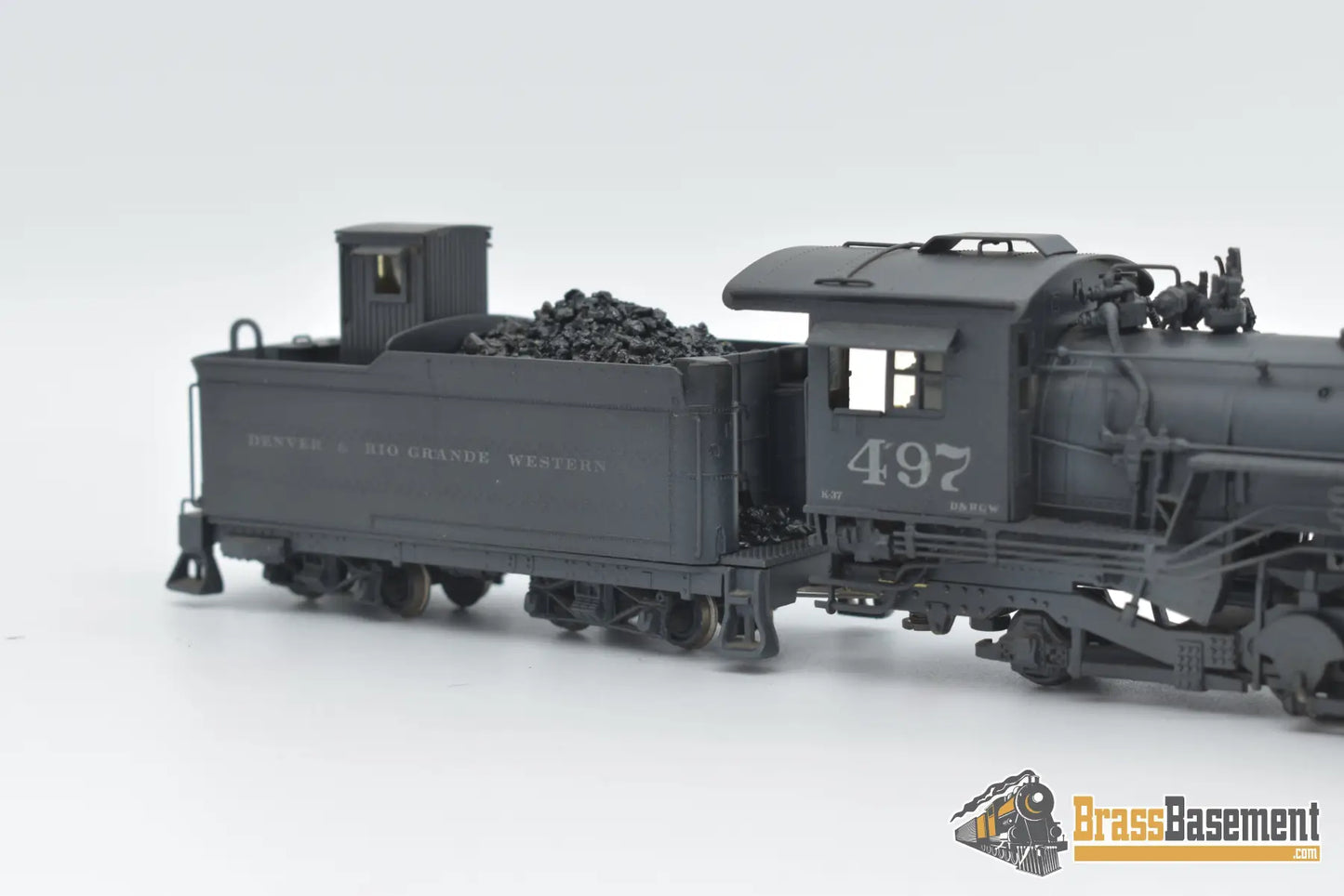 Hon3 Brass - Westside Drgw Rio Grande K - 37 Mikado #497 Nice Custom Paint Steam