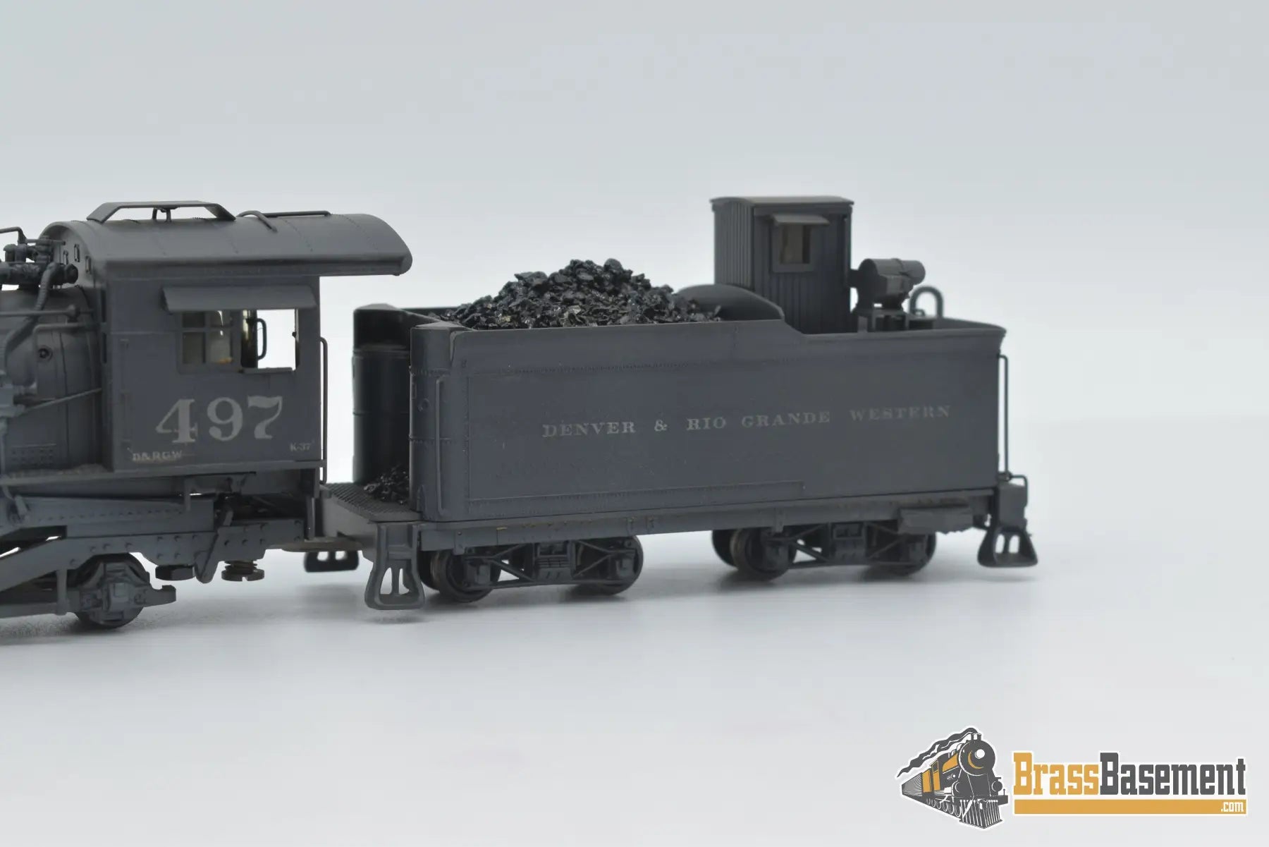 Hon3 Brass - Westside Drgw Rio Grande K - 37 Mikado #497 Nice Custom Paint Steam