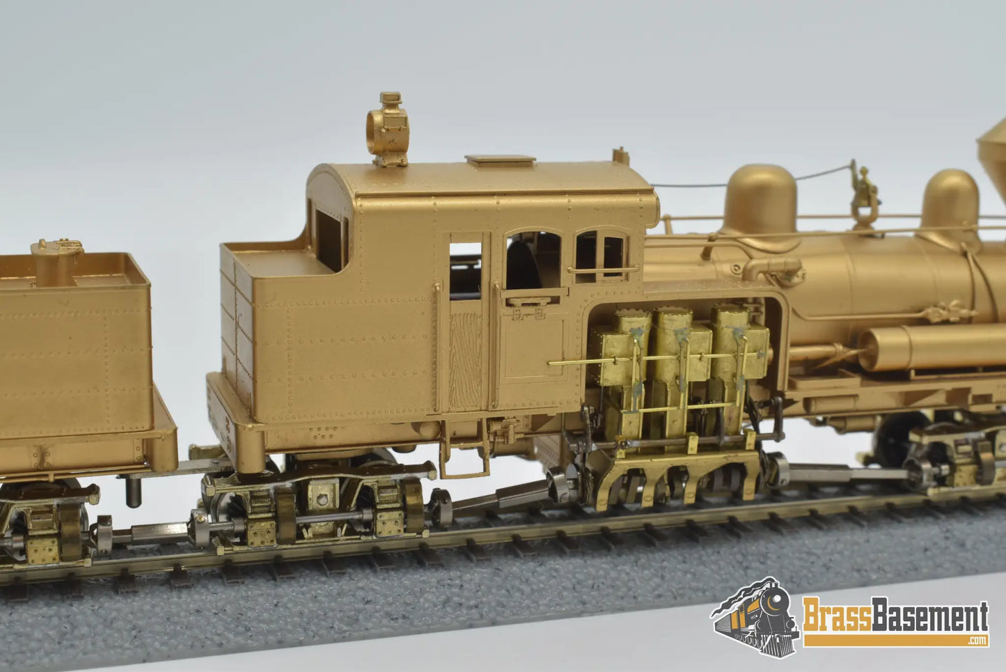 Hon3 Brass - Wmc Hassinger Lumber 4 Truck ‘Super’ Shay Mint Steam