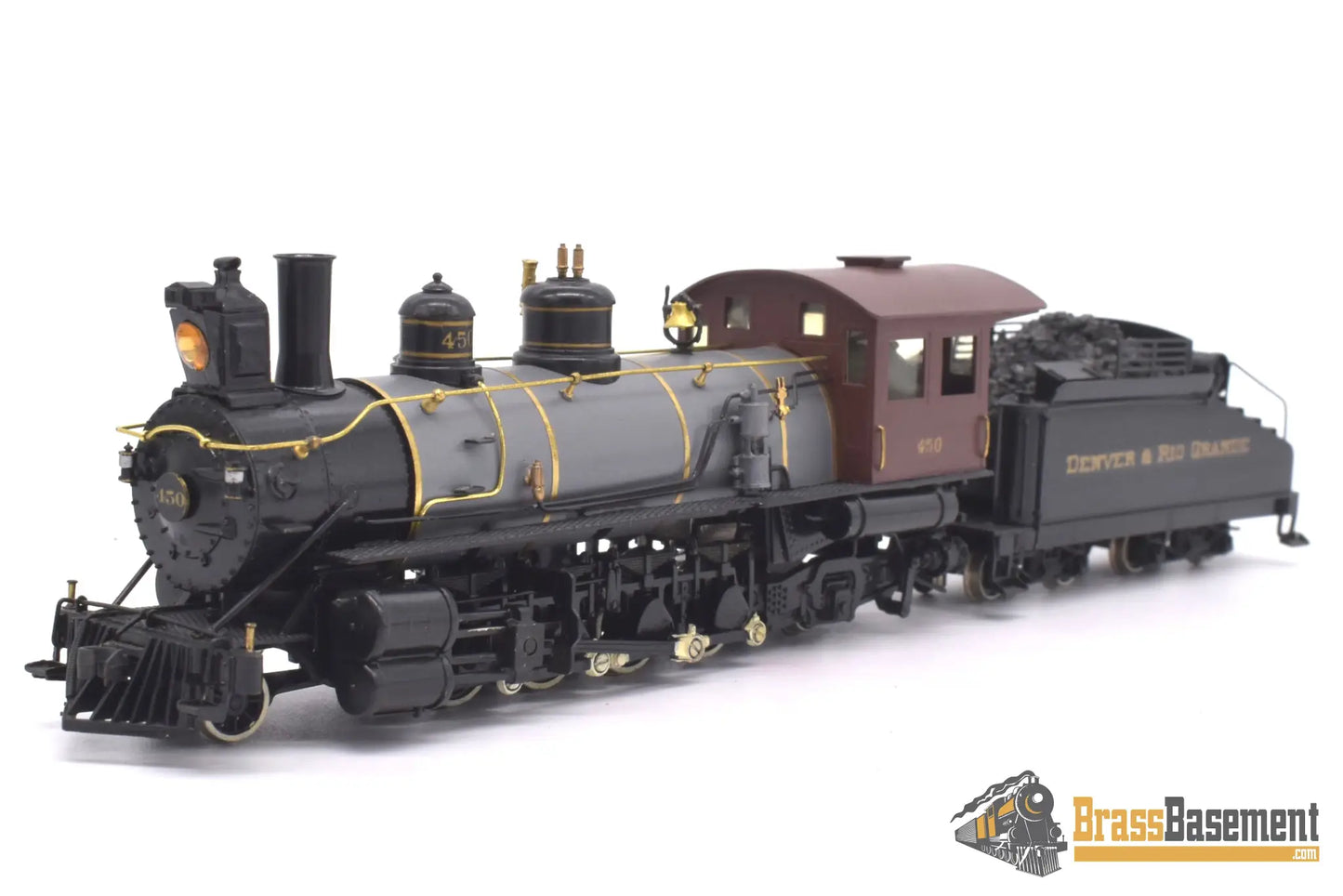 Hon3 Brass - Wmc Westside D&Rg Rio Grande Vauclain Compound K - 27 2 - 8 - 2 Mud Hen Pro Custom