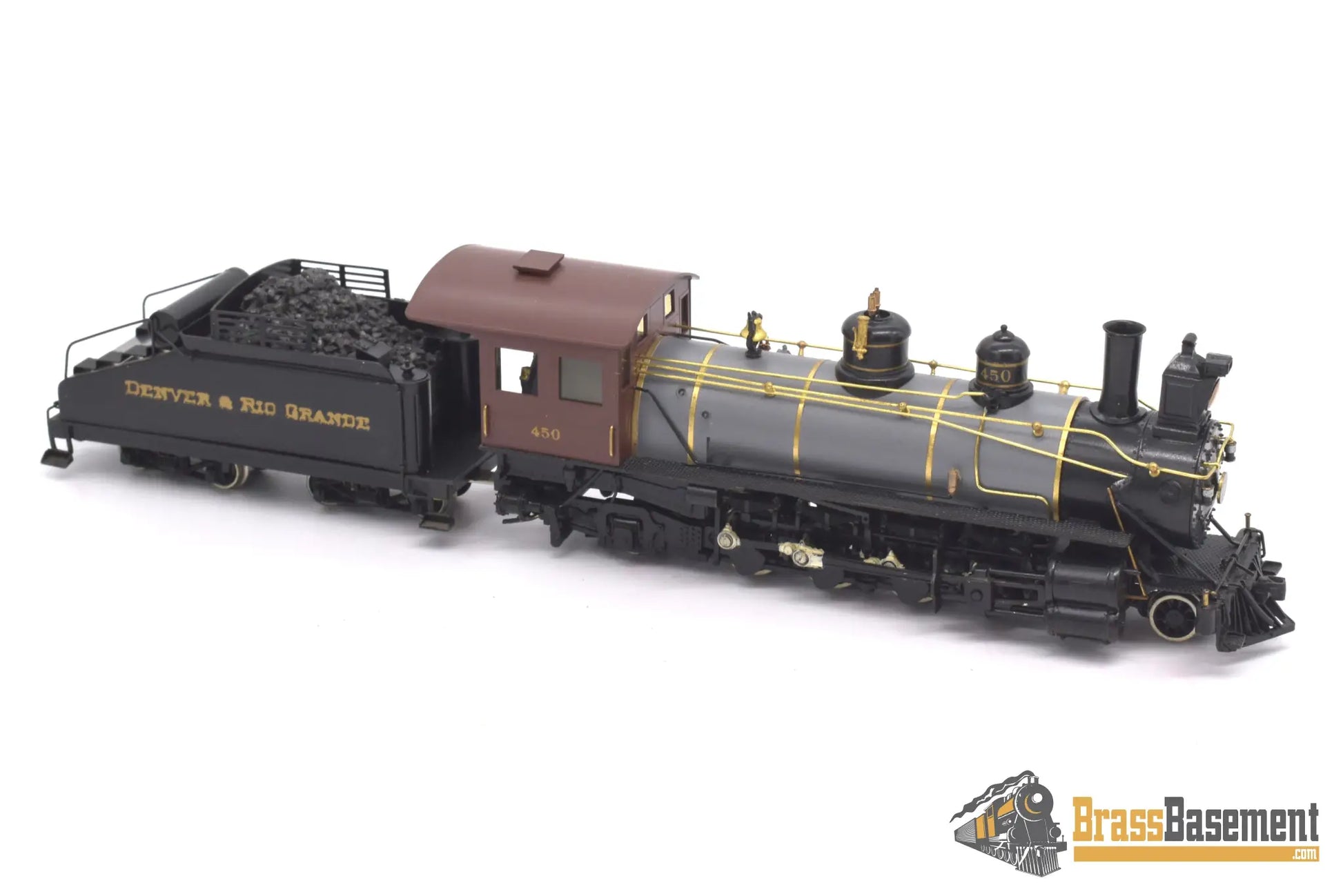 Hon3 Brass - Wmc Westside D&Rg Rio Grande Vauclain Compound K - 27 2 - 8 - 2 Mud Hen Pro Custom
