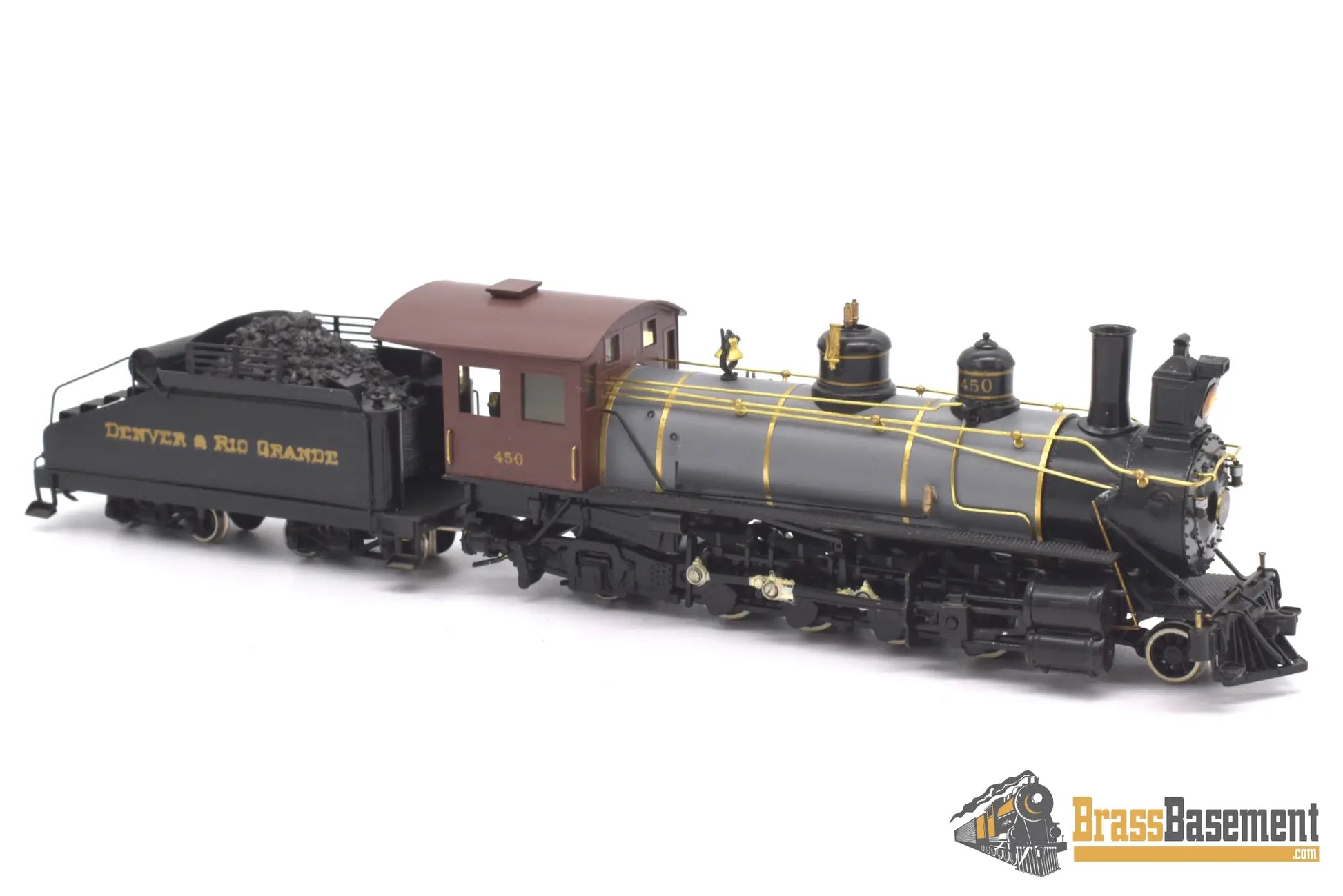 Hon3 Brass - Wmc Westside D&Rg Rio Grande Vauclain Compound K - 27 2 - 8 - 2 Mud Hen Pro Custom