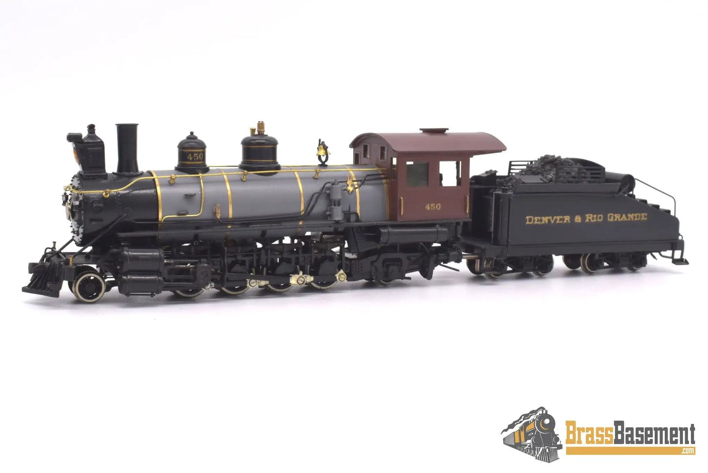 Hon3 Brass - Wmc Westside D&Rg Rio Grande Vauclain Compound K - 27 2 - 8 - 2 Mud Hen Pro Custom