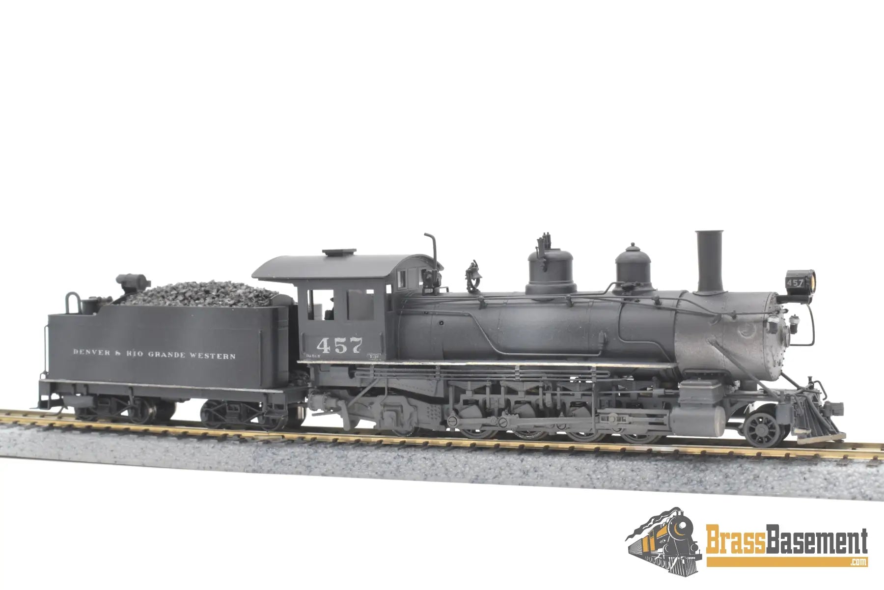 Hon3 Brass - Wmc Westside D&Rgw Rio Grande K - 27 2 - 8 - 2 ‘Slide Valve’ #457 C/P Steam